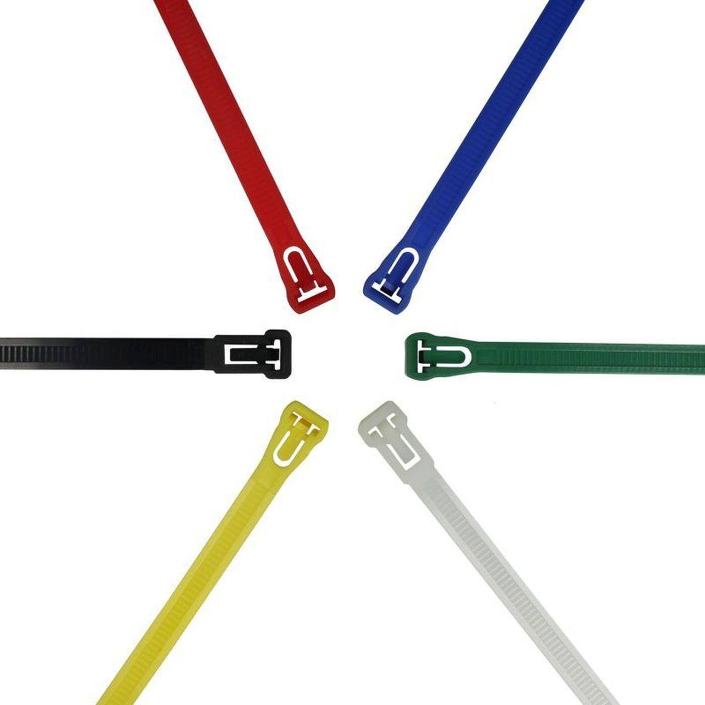 Cable tie Reusable 4,8mm 7,6mm 9,0mm Reusable