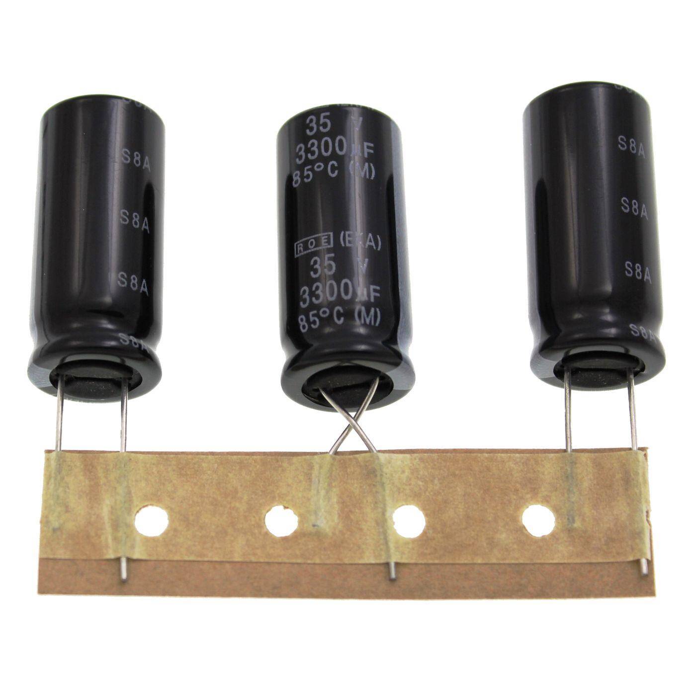 Elko Kondensator Radial 3300µF 35V | Elektrolytkondensator bis zu einer Temperatur von 85°C | 16x35mm | 3300uF EKA00JL433FG0K Vishay