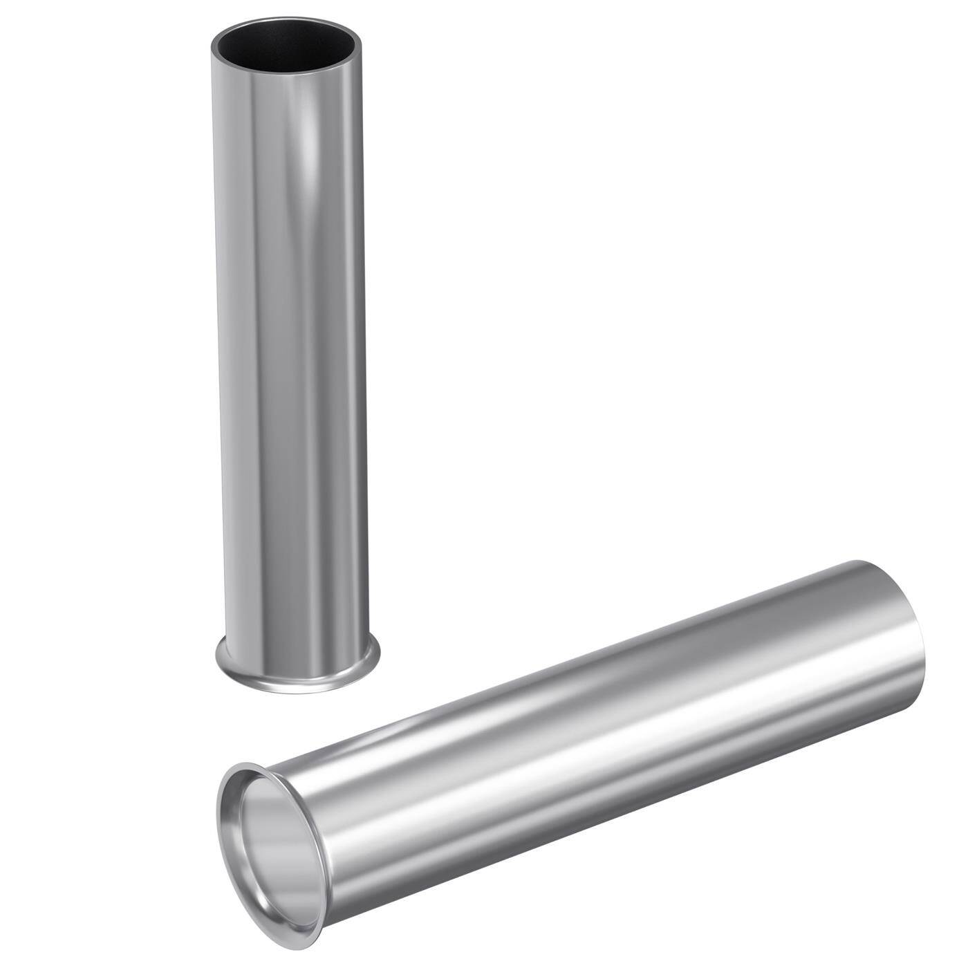 100x Aderendhülse blank 2,5mm² Kupfer verzinnt 2,2x10mm Hülse