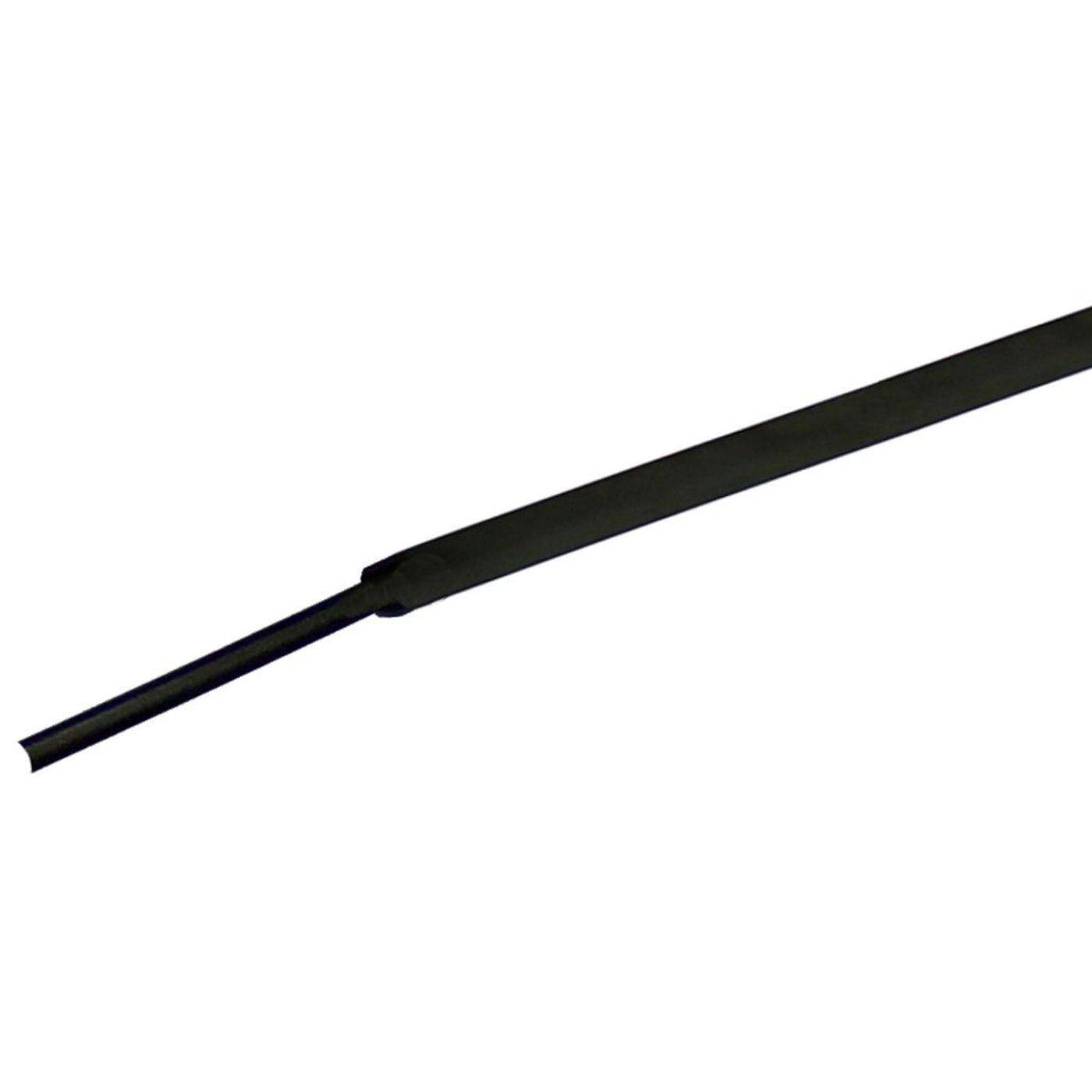 1m Heat shrink tubing 2:1 6,4 -> 3,2mm Black Flexible