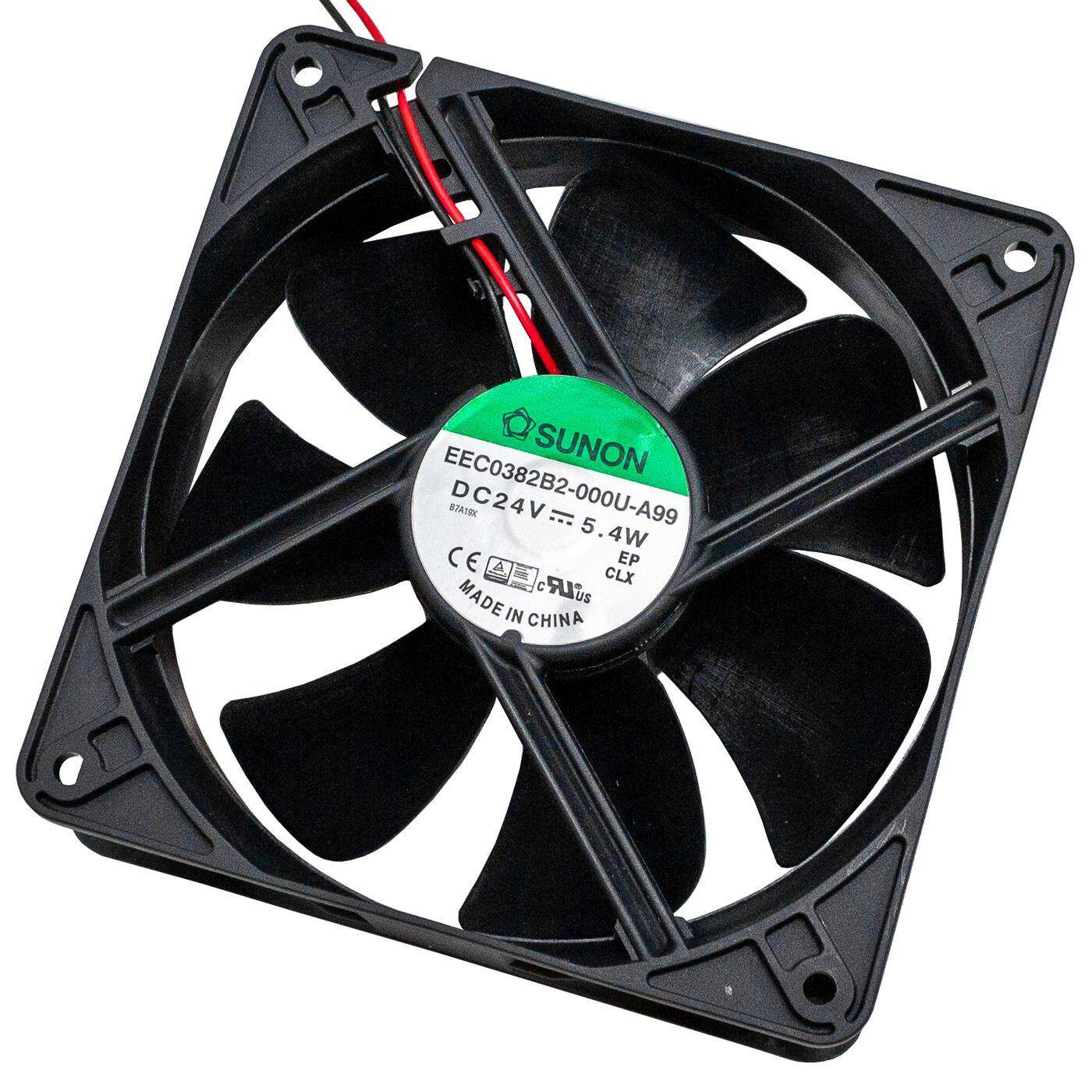 Fan 24V DC 5,2W 120x120x38mm 197m³/h 2600U/Min 197m³/h Sunon EEC0382B2-A99