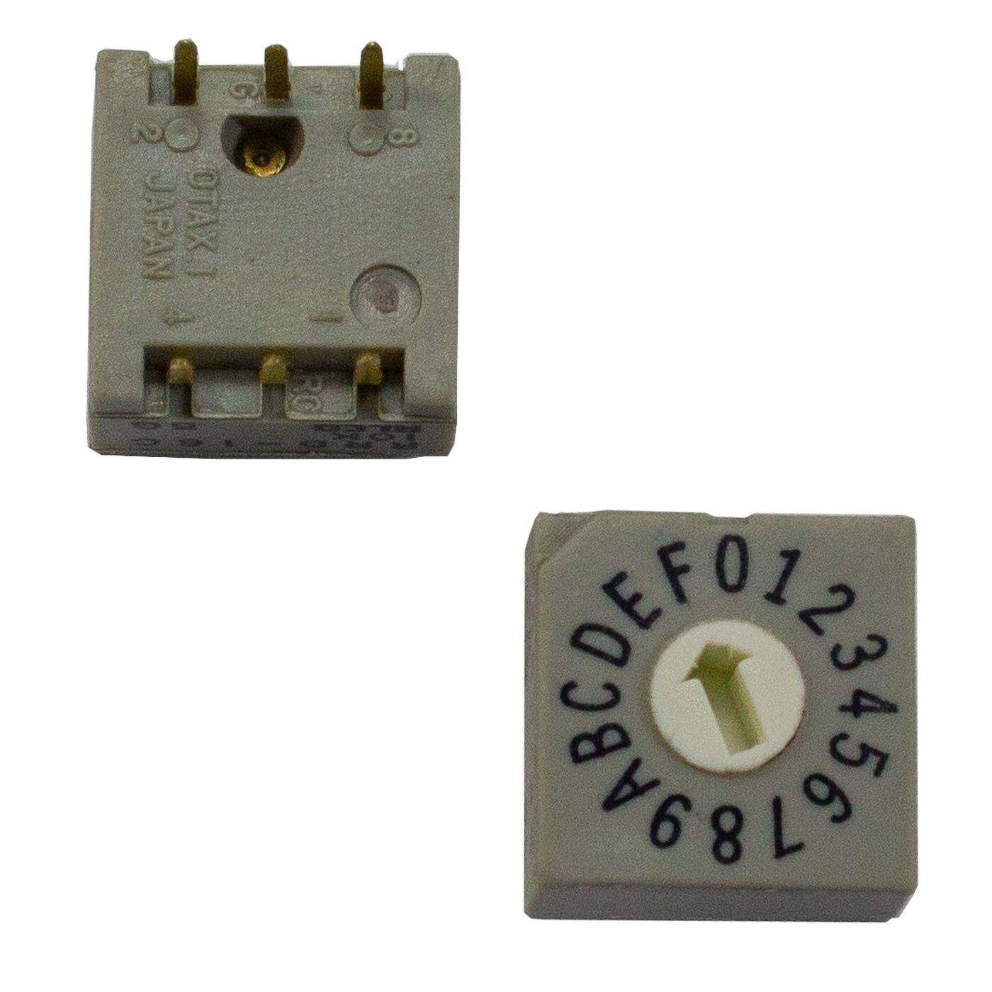 Dreh Kodierschalter HexaDezimal 0-9 A-F TE Connectivity RRD16C10K Dreh Kodierschalter HexaDezimal 0-9 A-F TE Connectivity RRD16C10K