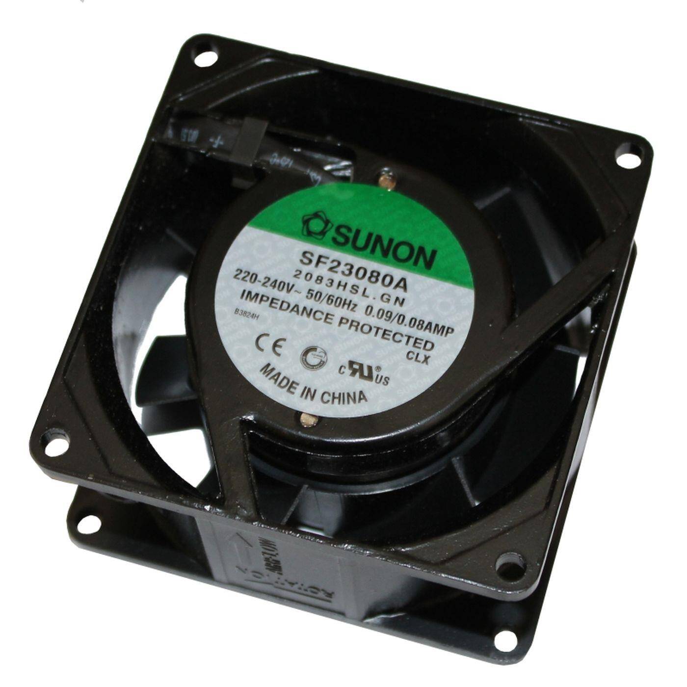 Lüfter 230V AC 18W 80x80x38mm 39m³/h 2300U/Min 39m³/h Sunon SF23080A2083HSL Lüfter 230V AC 18W 80x80x38mm 39m³/h 2300U/Min 39m³/h Sunon SF23080A2083HSL