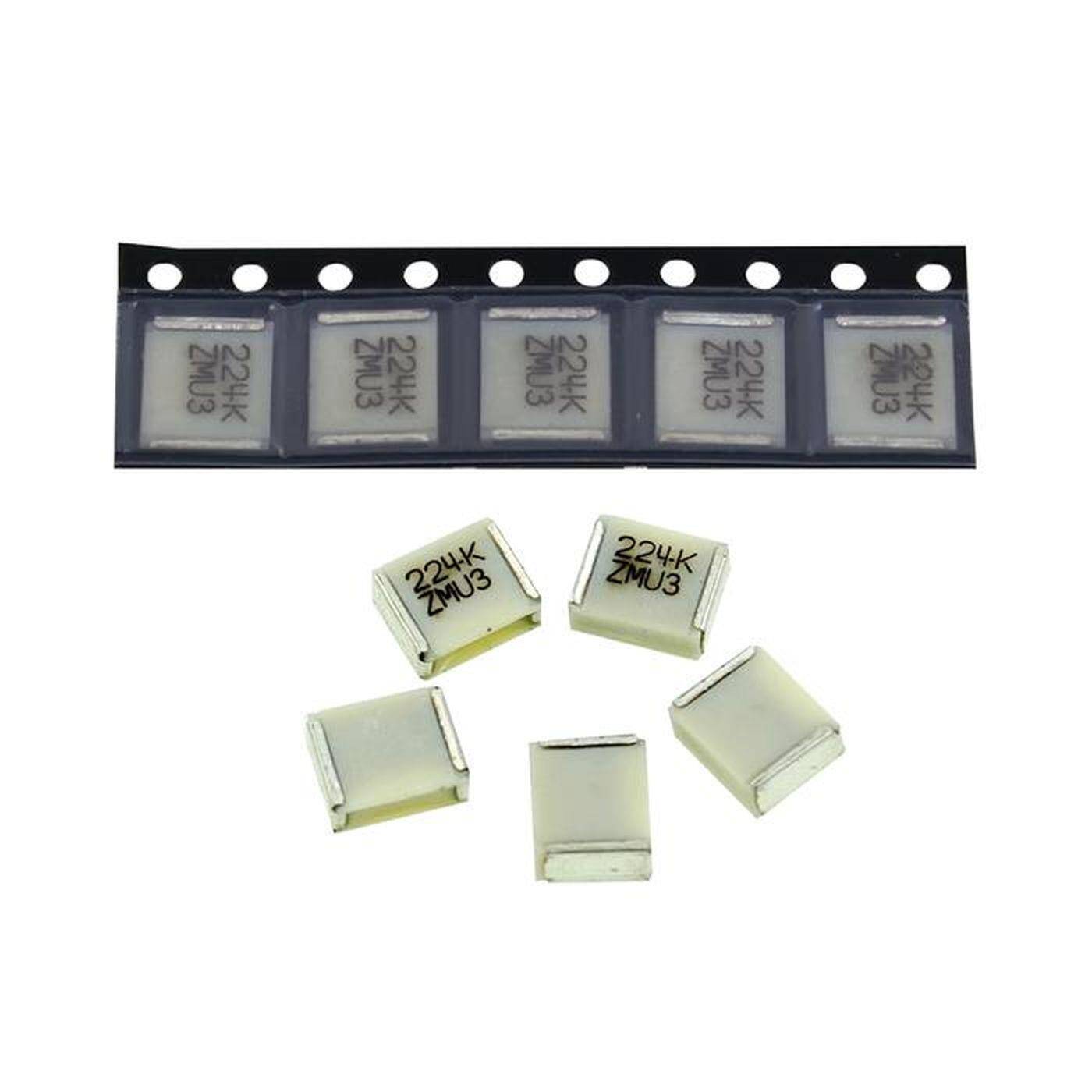Evox Rifa Folien Kondensator | 220nF 50V DC I  SMD Anschluss Oberflächenmontage | Kondensator für Frequenzweichen von Lautsprechern oder zur Entstörung von elektrischen Geräten