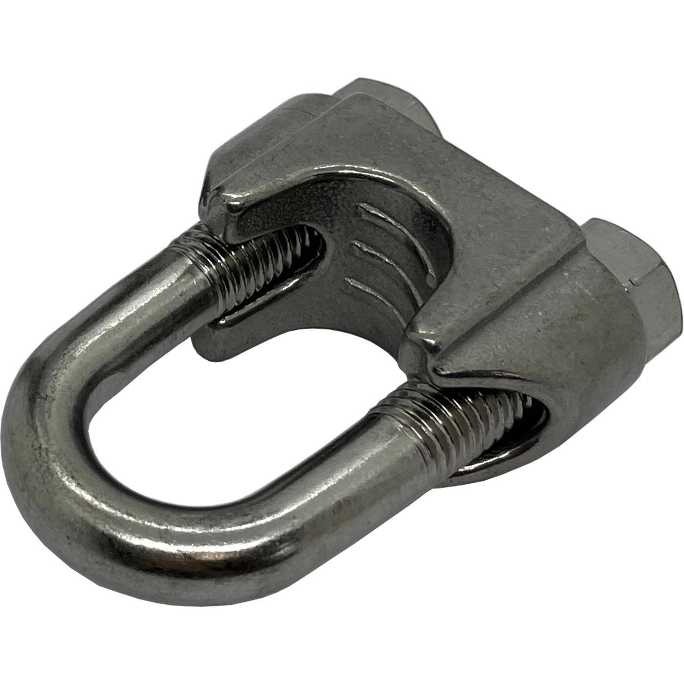 Wire rope clamp U-clamp Stainless steel V2A 304 22mm Rope clamp Wire clamp