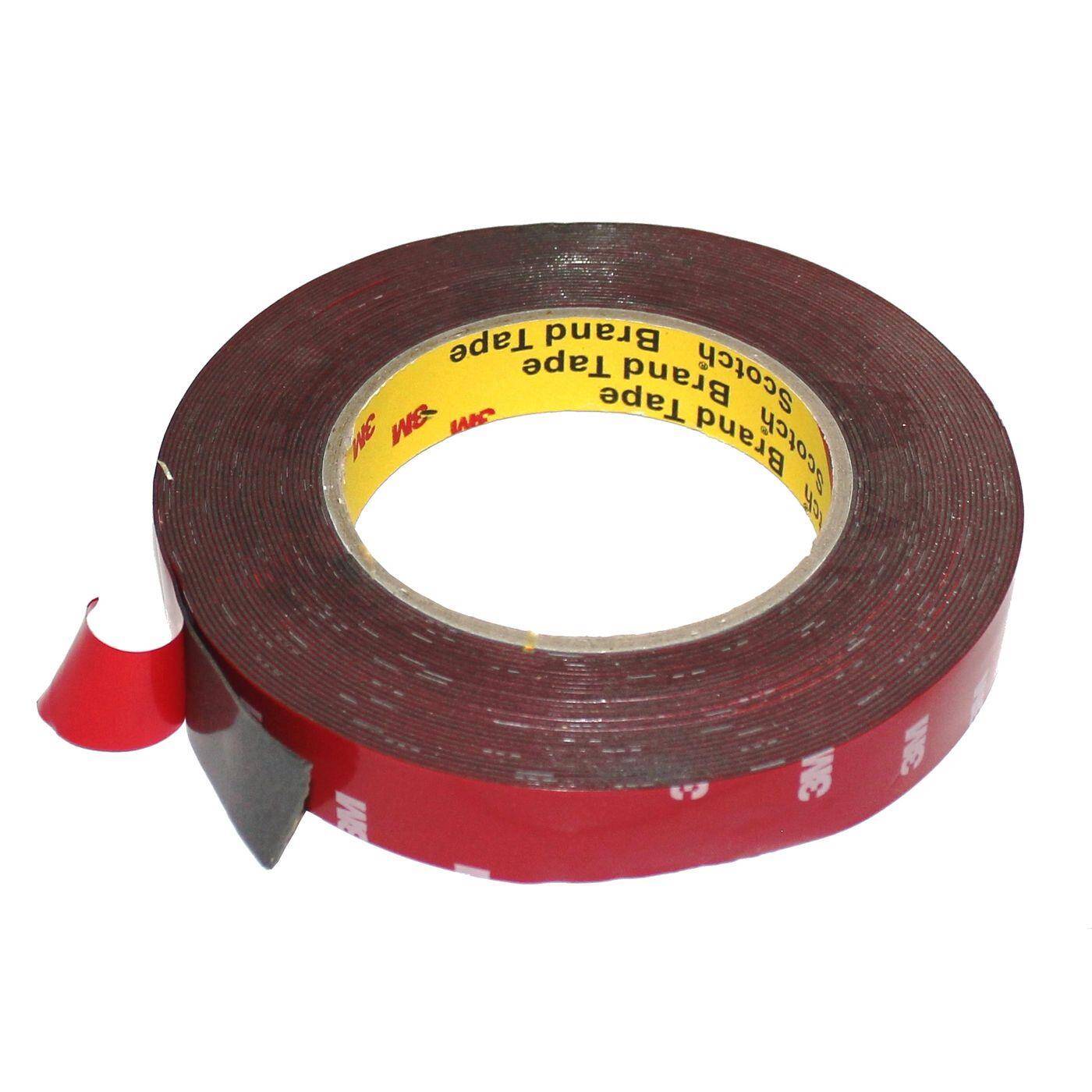 3M Doppelseitiges Klebeband 4229P dunkelgrau 10m 20mm breit I Extra starkes Auto Montageband aus Schaum I Schaumklebeband doppelseitig und hitzebeständig