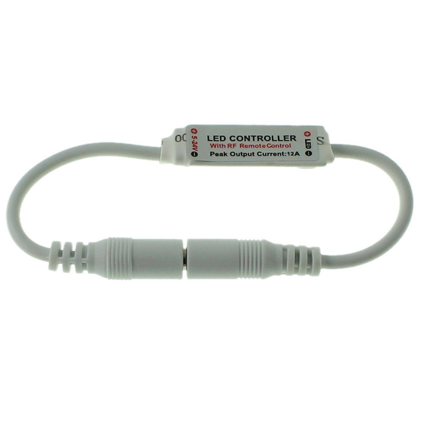 Mini LED RF Controller 10Key Fernbedienung 12...24V 144W einfarbig; 2-Pin Plug + Play