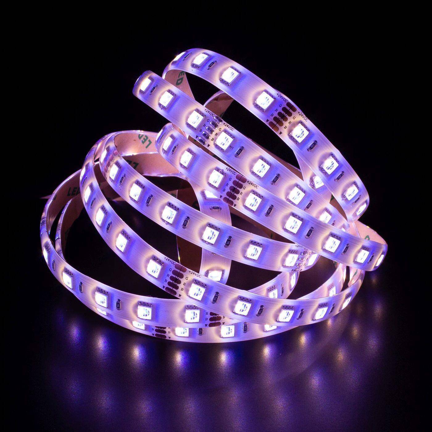 Lumonic LED Strip 4in1 5m RGBWW 3000K LED Leiste 24V IP65 300LEDs 60 LED/m SMD5050 I farbwechsel LED Streifen I LED Stripe 500cm, LED Band, LED Lichtband