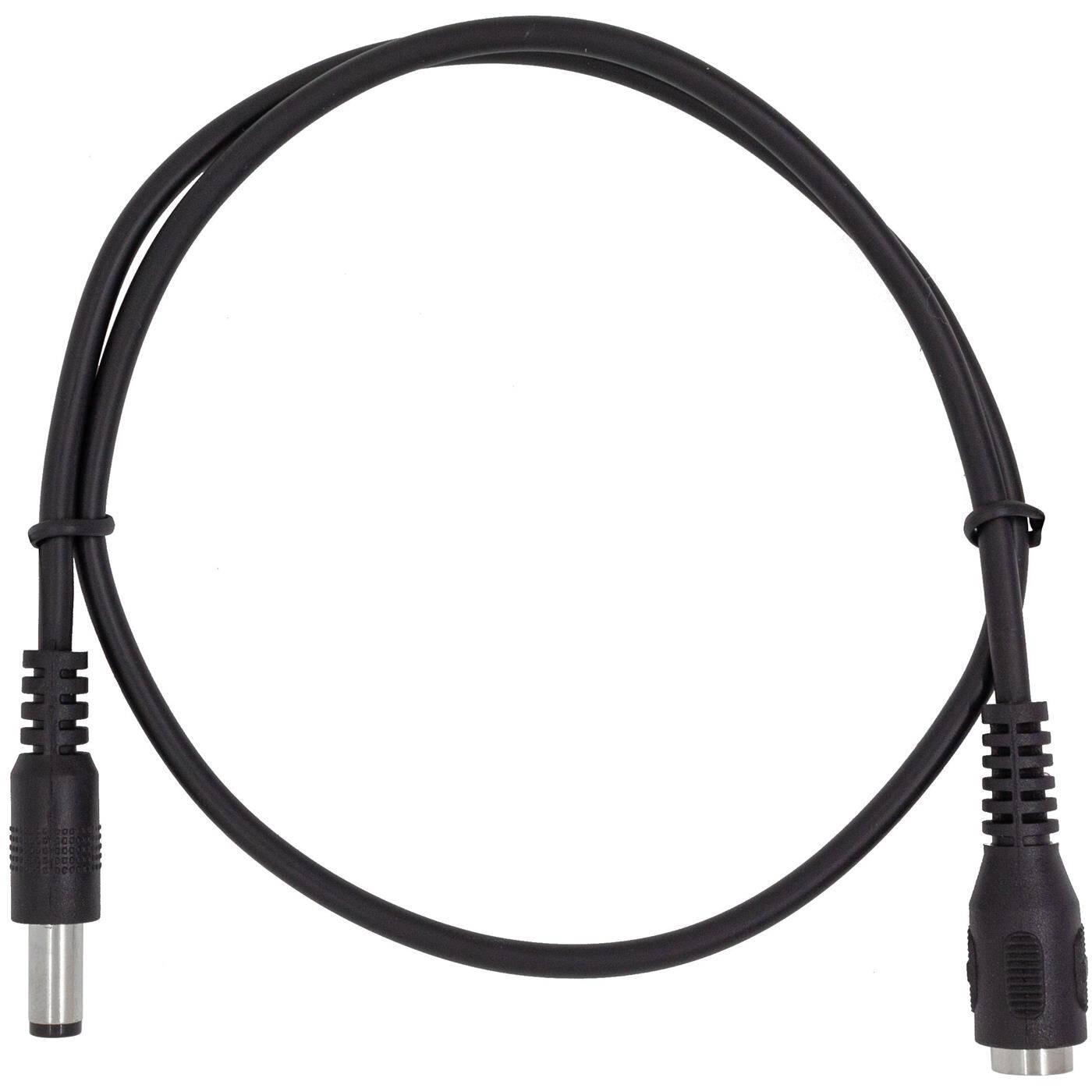 0,5m LED DC Verlängerungskabel DC Buchse + DC Stecker 5,5/2,1mm Schwarz