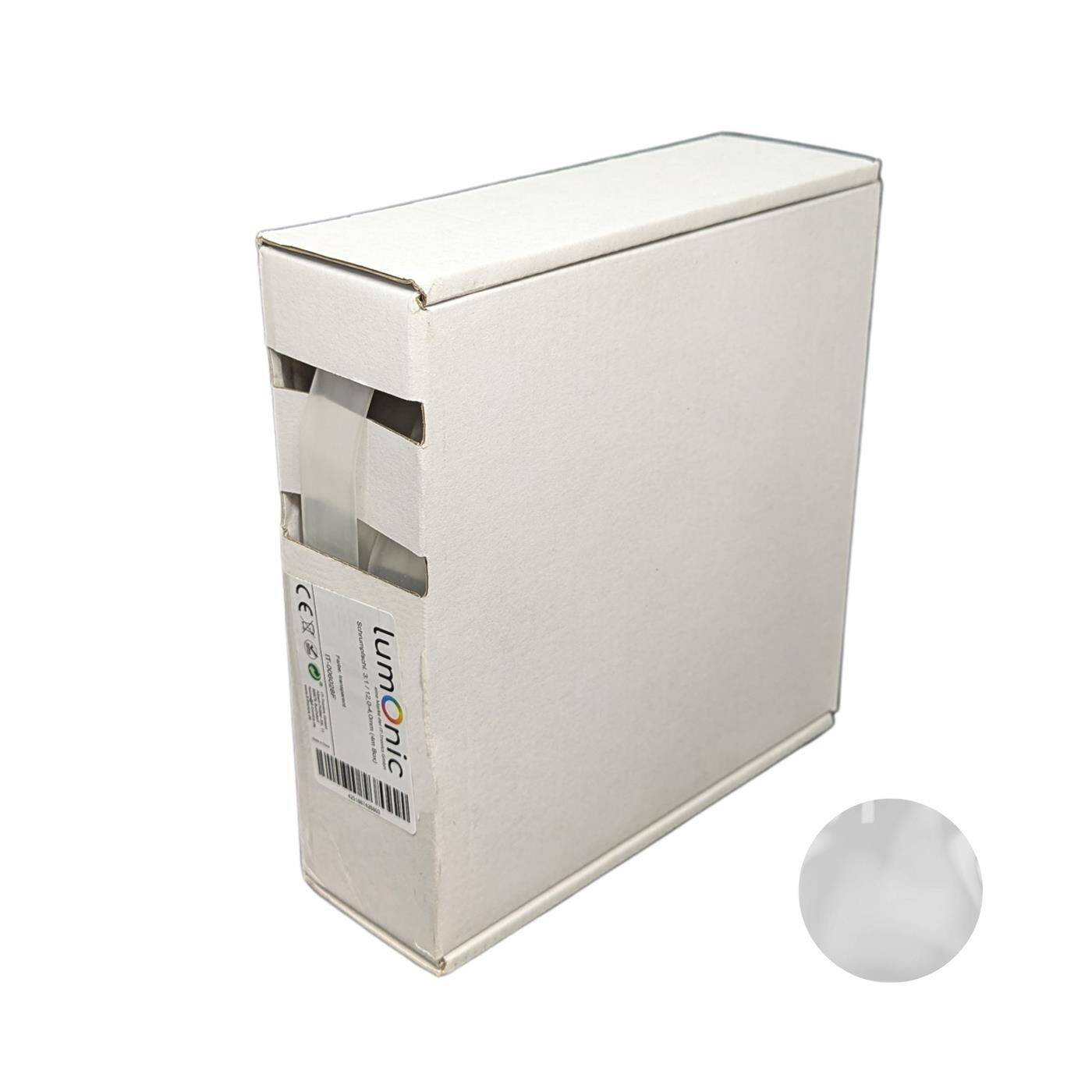 4m Schrumpfschlauch Box 3:1 12 -> 4mm Transparent Flexibel