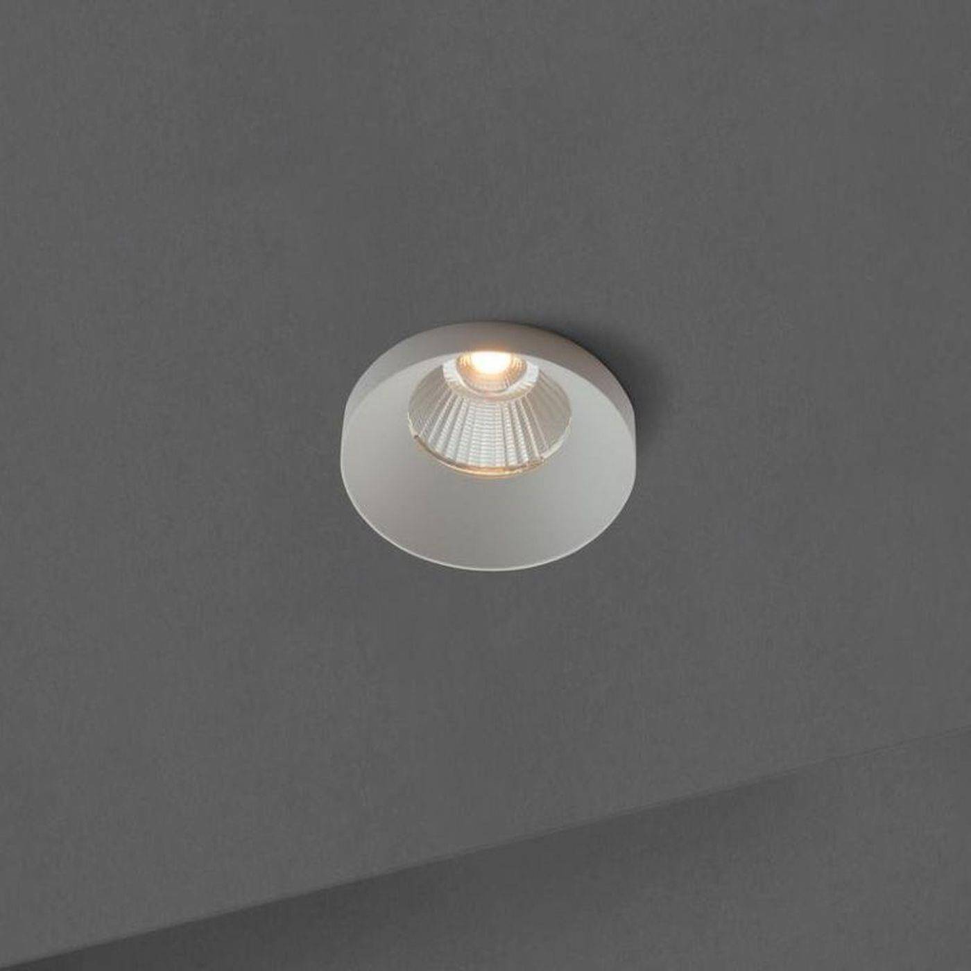 LED Deckeneinbau Lampe Rund OWi 9W 700lm Warm-Weiß 2700K d70mm 36°
