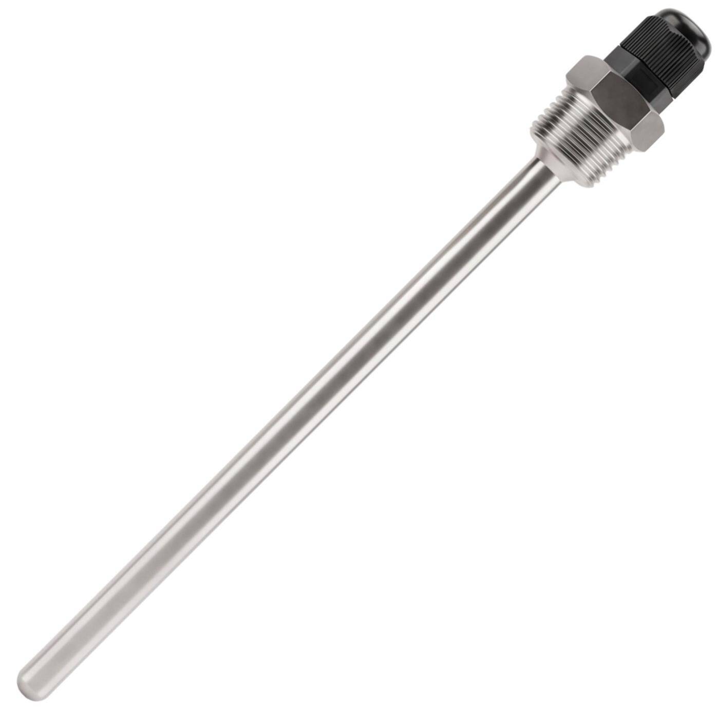Lumonic Immersion sleeve V2A stainless steel 1/2 inch | 300mm Installation length | Perfect fit for 6mm temperature sensors | for buffer storage, heating, solar + smart home