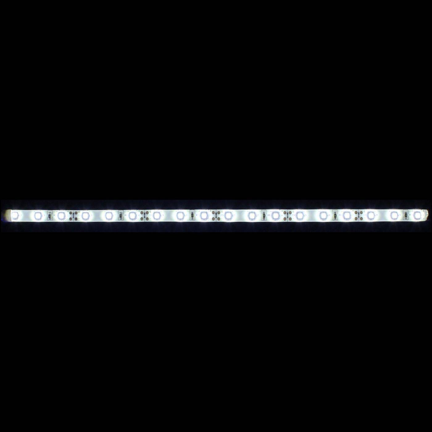0,5m (50cm) LED Streifen Band Leiste 12V Kalt Weiß 6000K IP65 30LEDs 60LED/m SMD3528