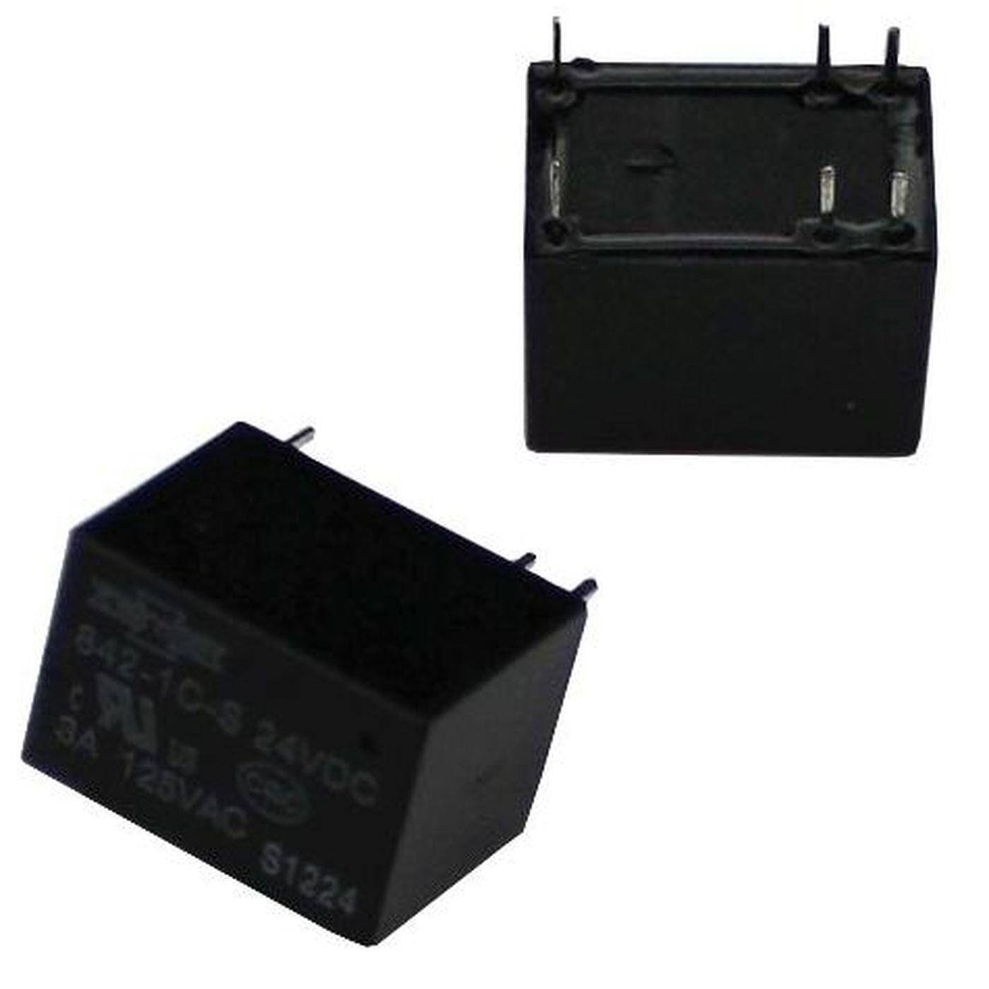 Print Relay 24V Song Chuan 842-1C-S 24VDC 24VDC 3A 125V Changeover contact