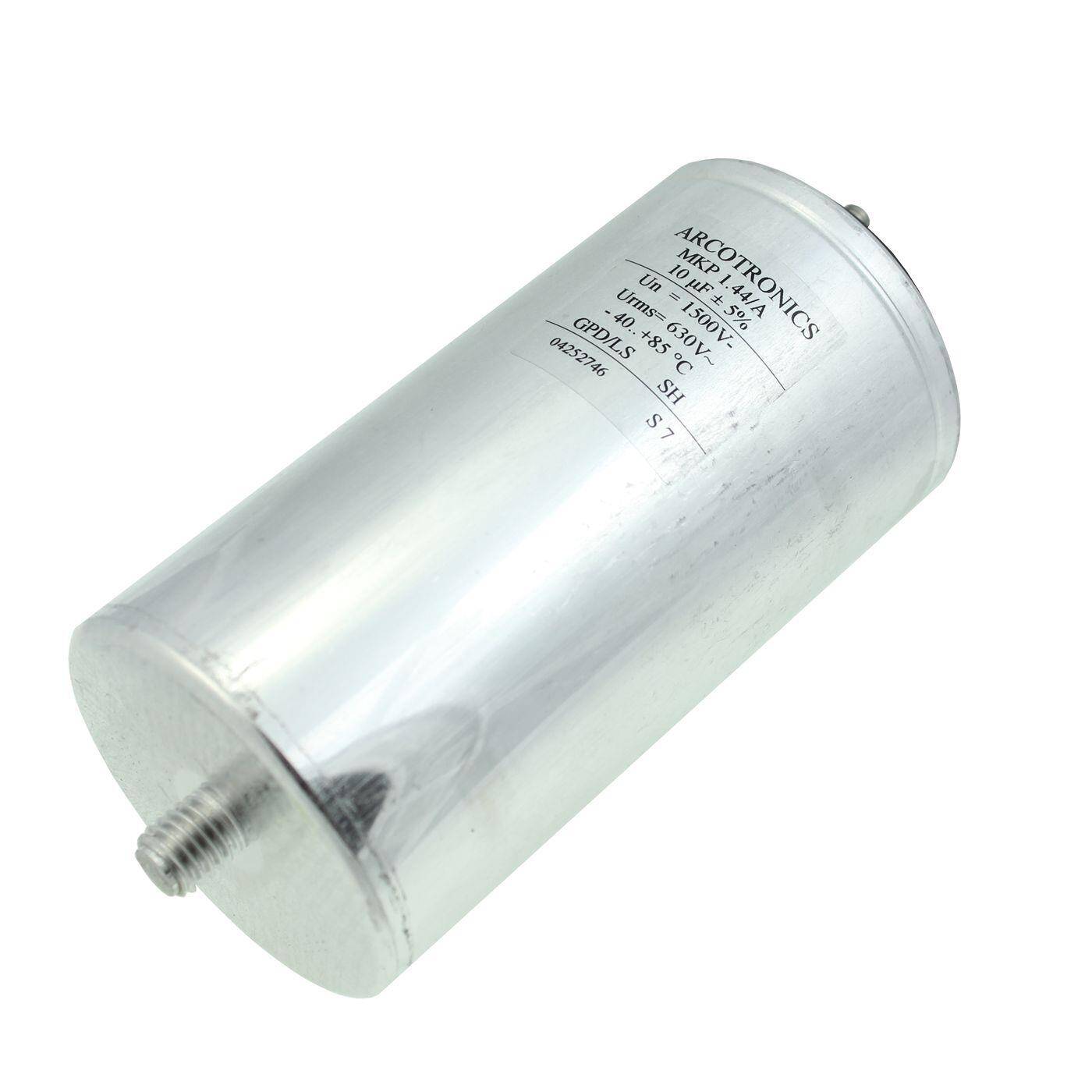 Arcotronics MKP Foil Capacitor | 10µF 1500V DC I 2-Pin Connection I 2-Pin I 10uF, 10000nF I Capacitor for crossover networks of loudspeakers or for interference suppression of electrical devices