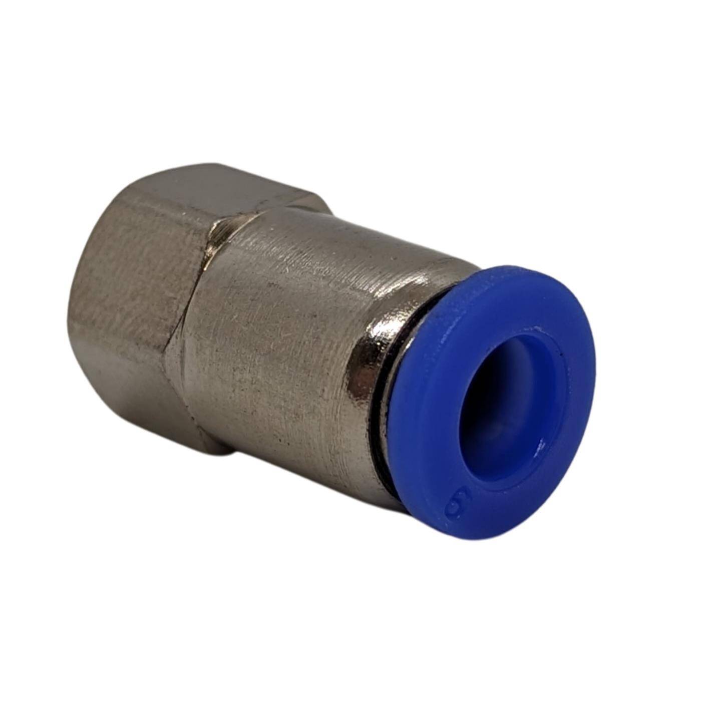 PU hose connector fitting with female thread 6mm*1/8inch straight Quick release fastener Pneumatic plug connector Hose connector Compressed air