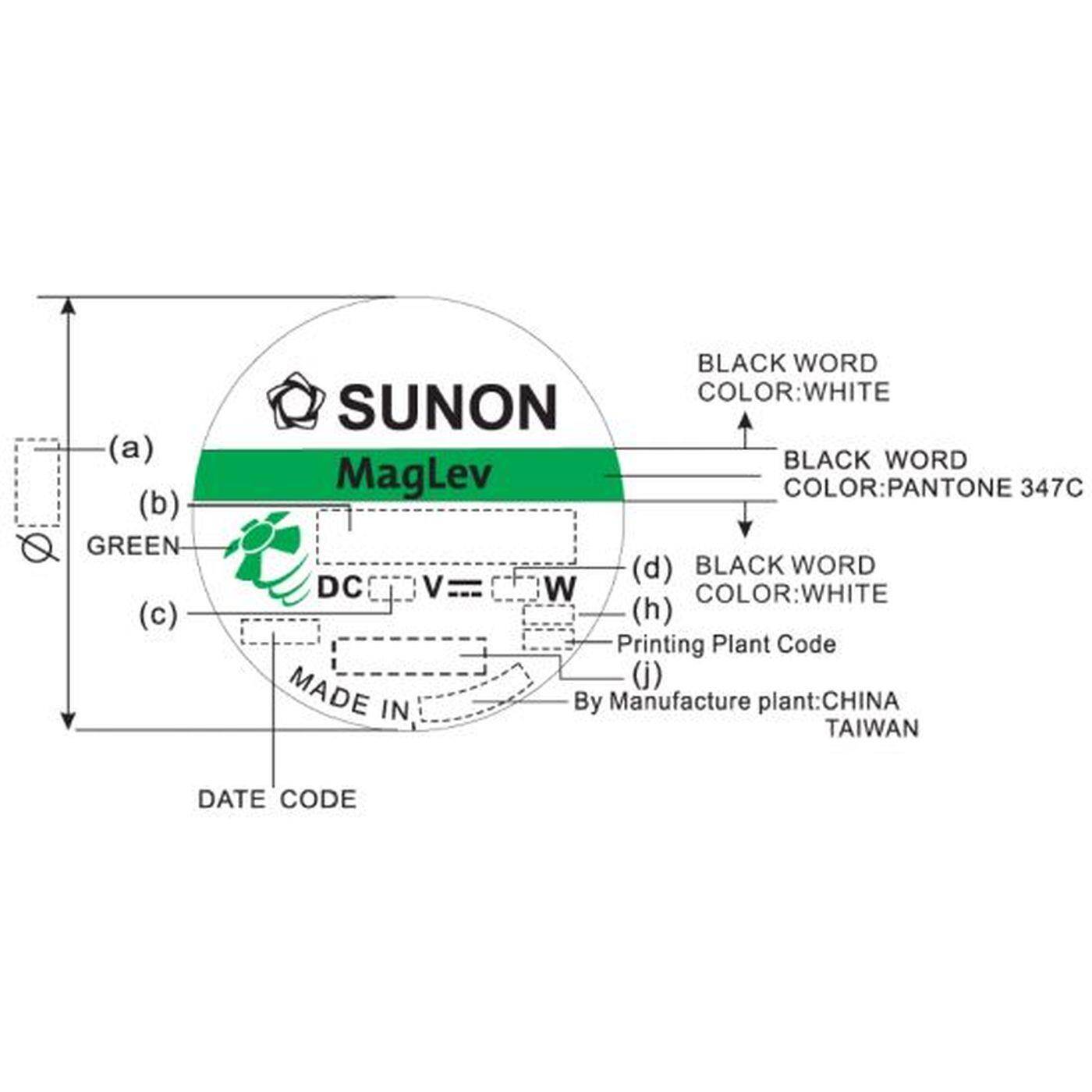 Fan 5V DC 0,38W 25x25x6mm 3,7m³/h 10000U/Min 3,7m³/h Sunon MF25060V21000UA99