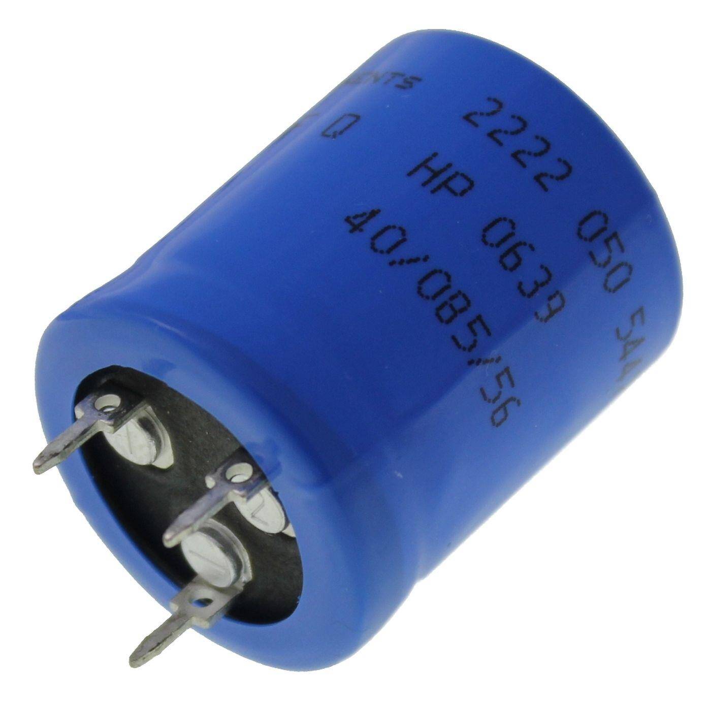 3-Pin Elko Kondensator 4700µF 10V | Elektrolytkondensator bis zu einer Temperatur von 85°C | 25x30mm | 4700uF 222205054472 Vishay