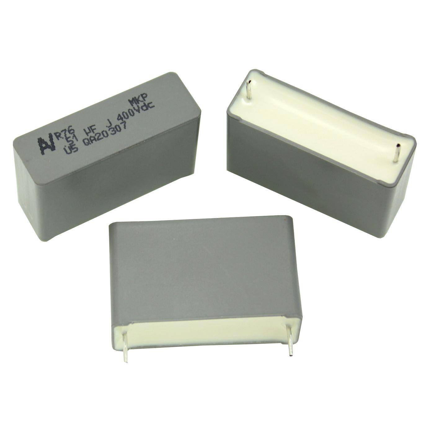 Arcotronics MKP Folien Kondensator | 0,51µF 400V DC I 2-Pin Anschluss I 2-Pin I 0,51uF, 510nF I Kondensator für Frequenzweichen von Lautsprechern oder zur Entstörung von elektrischen Geräten
