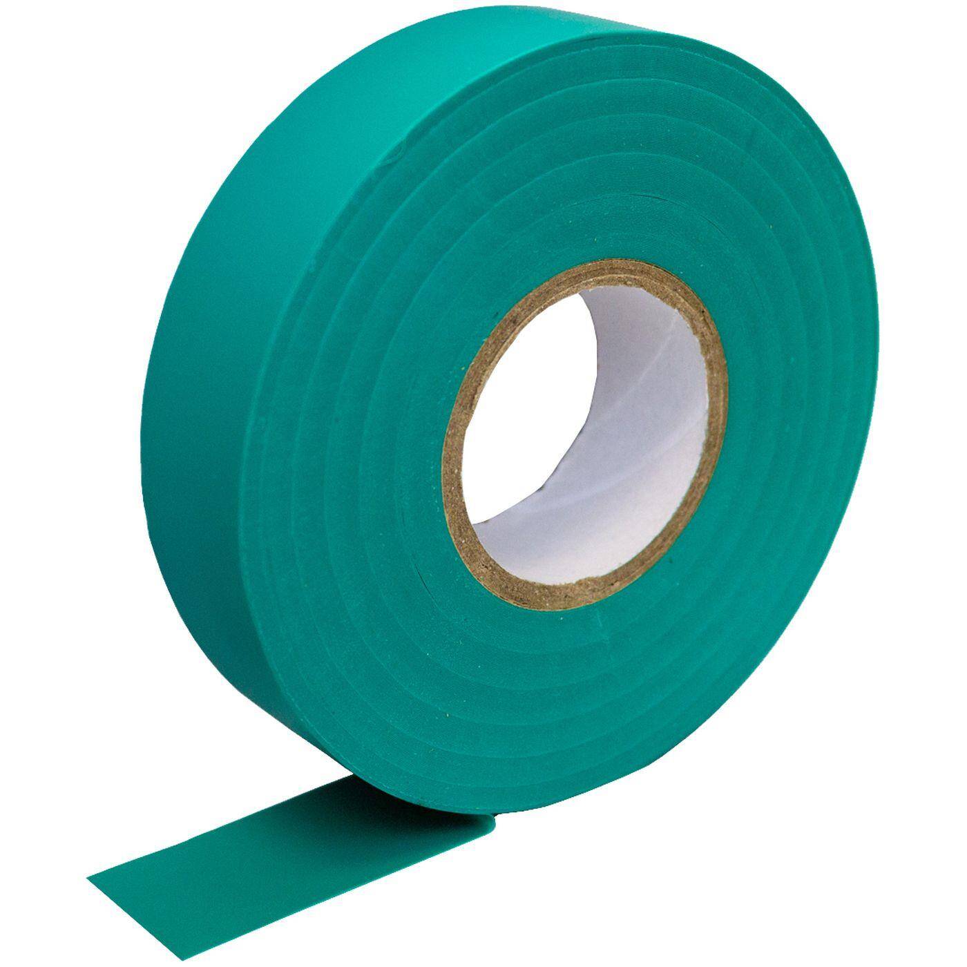 Lumonic 1 Rolle PVC Isolierband 19mm x 33m Klebeband grün Isoband I Geeignet für Elektriker und Bastler I Isolierklebeband in verschiedenen Längen und Farben