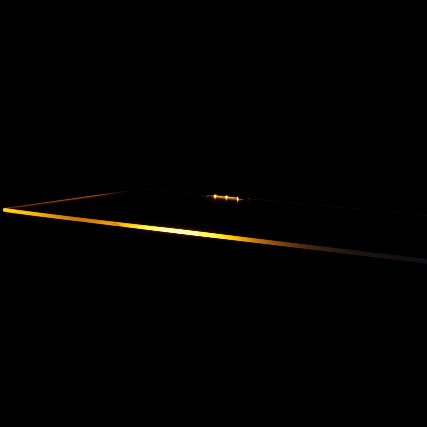 LED Glaskantenbeleuchtung Orange + 2m Kabel Schrank und Vitrinenbeleuchtung