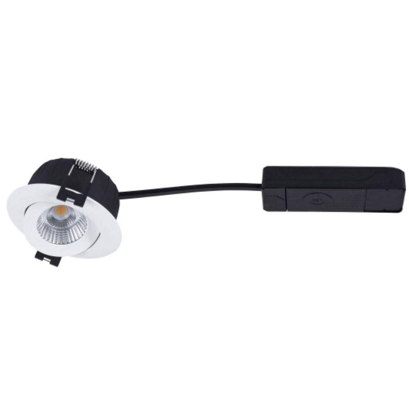 LED Deckeneinbau Lampe Rund QI Allround 360° 10W 520lm Warm-Weiß 3000K d88mm 36°