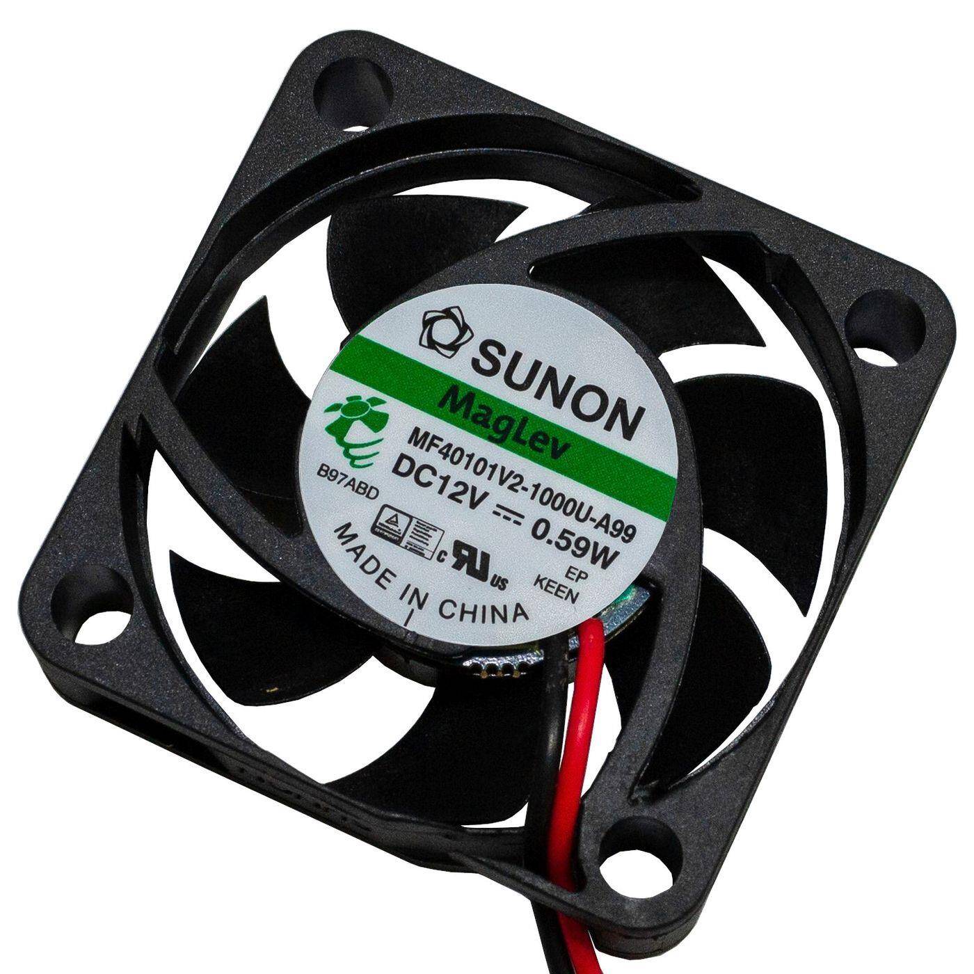Lüfter 12V DC 0,48W 40x40x10mm 11,9m³/h 5800U/Min 11,9m³/h Sunon MF40101V21000UA99 Lüfter 12V DC 0,48W 40x40x10mm 11,9m³/h 5800U/Min 11,9m³/h Sunon MF40101V21000UA99