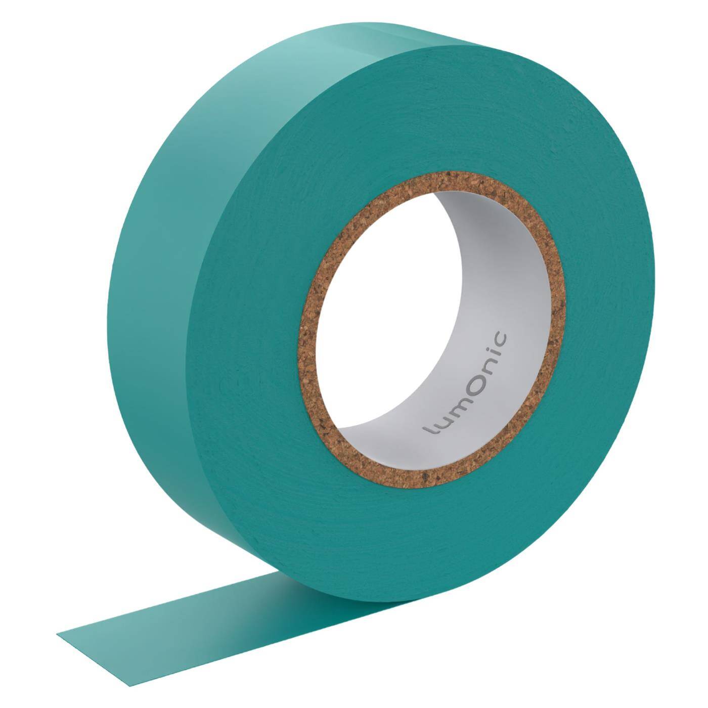 Lumonic 1 Rolle PVC Isolierband 19mm x 20m Klebeband grün Isoband I Geeignet für Elektriker und Bastler I Isolierklebeband in verschiedenen Längen und Farben