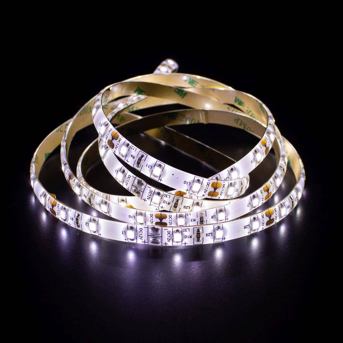 5m (500cm) LED Streifen Band Leiste 24V Kalt Weiß 6000K IP65 300LEDs 60LED/m SMD2835 5m (500cm) LED Streifen Band Leiste 24V Kalt Weiß 6000K IP65 300LEDs 60LED/m SMD2835