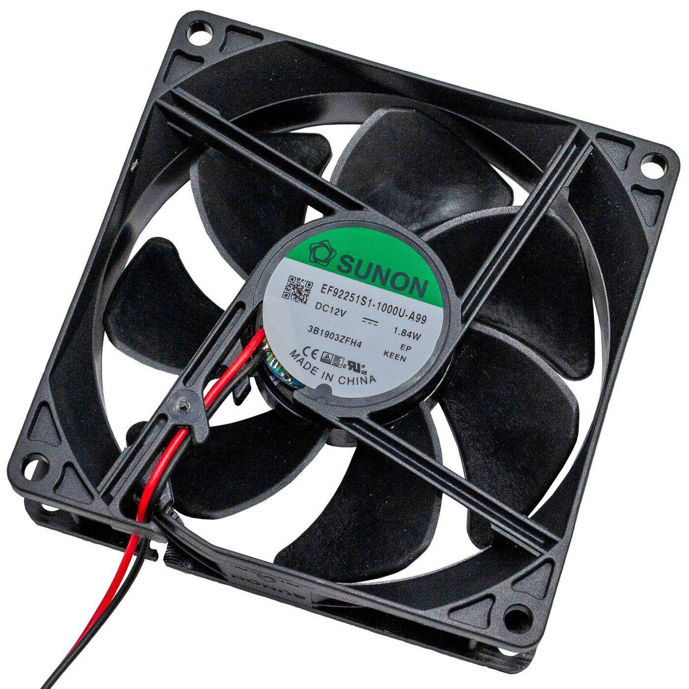 Fan 12V DC 1,68W 92x92x25mm 87,5m³/h 3000U/Min 87,5m³/h Sunon EF92251S11000UA99 Fan 12V DC 1,68W 92x92x25mm 87,5m³/h 3000U/Min 87,5m³/h Sunon EF92251S11000UA99