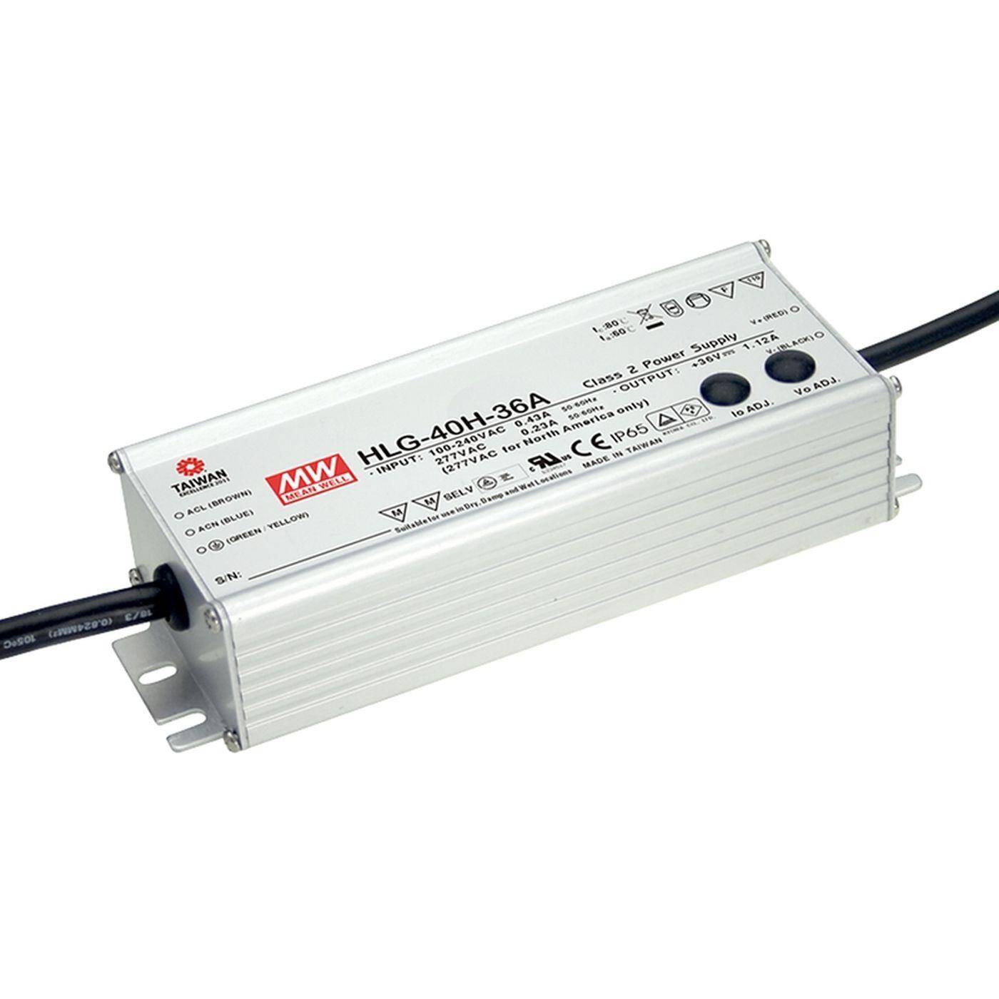 MEAN WELL HLG-40H-12A 40W 12V 3,33A LED power supply IP65
