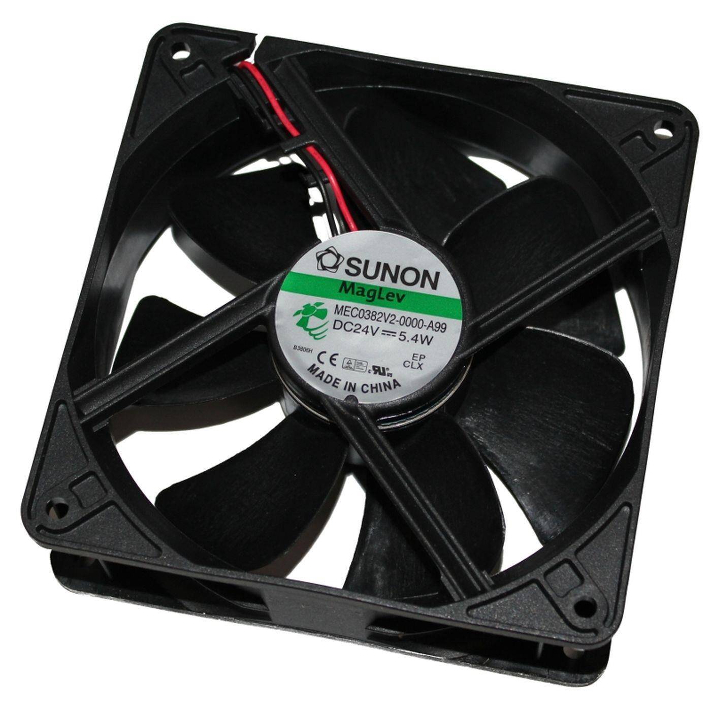 Lüfter 24V DC 5,5W 120x120x38mm 197m³/h 2600U/Min 197m³/h Sunon MEC0382V2-A99 Lüfter 24V DC 5,5W 120x120x38mm 197m³/h 2600U/Min 197m³/h Sunon MEC0382V2-A99