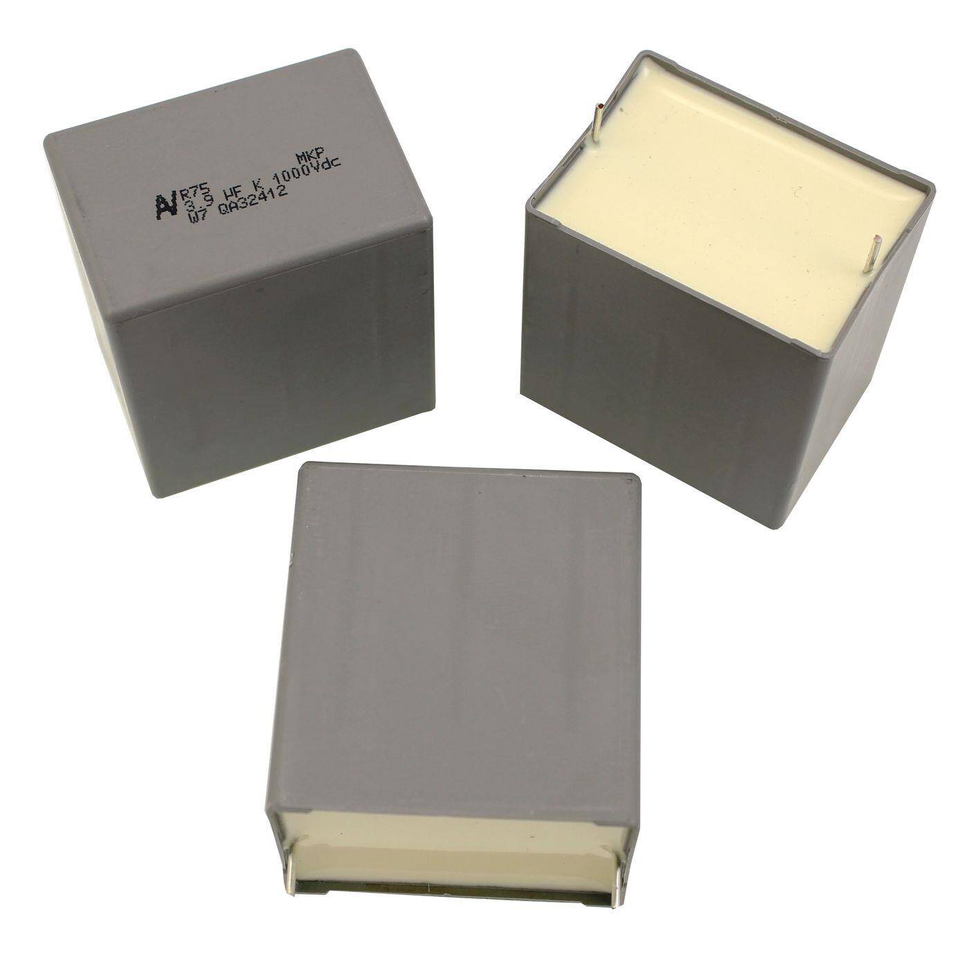 Arcotronics MKP Folien Kondensator | 3,9µF 1000V DC I 2-Pin Anschluss I 2-Pin I 3,9uF, 3900nF I Kondensator für Frequenzweichen von Lautsprechern oder zur Entstörung von elektrischen Geräten