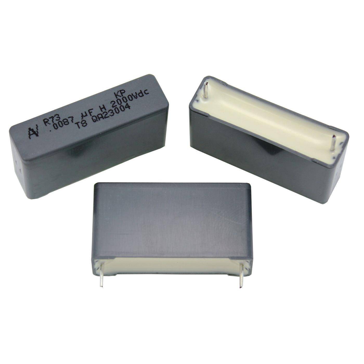 Arcotronics KP Folien Kondensator | 0,0087µF 2000V DC I 2-Pin Anschluss I 2-Pin I 0,0087uF, 8,7nF I Kondensator für Frequenzweichen von Lautsprechern oder zur Entstörung von elektrischen Geräten
