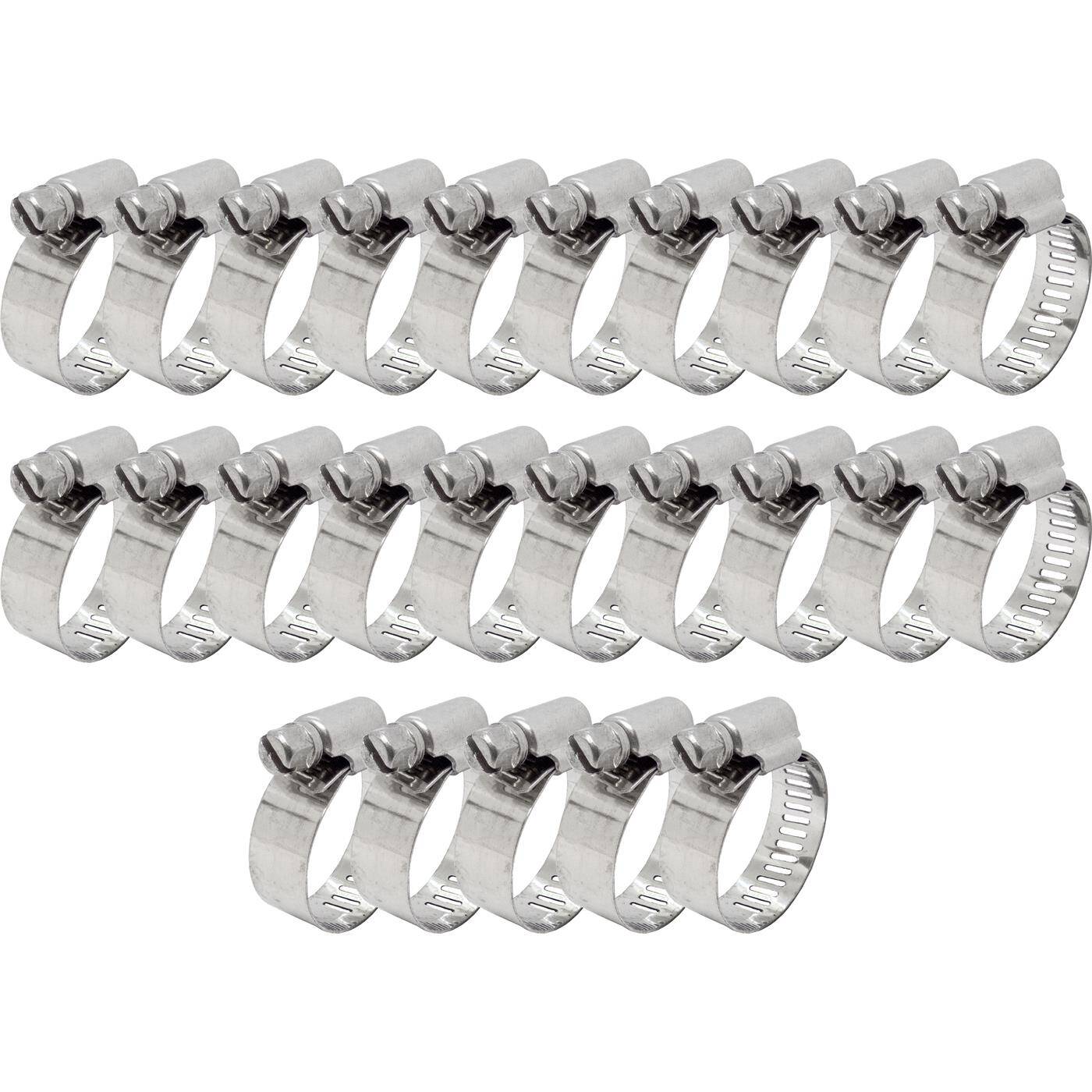 25x Schlauchschelle Edelstahl V2A 201 18-32mm Rohrschelle Schlauchklemme