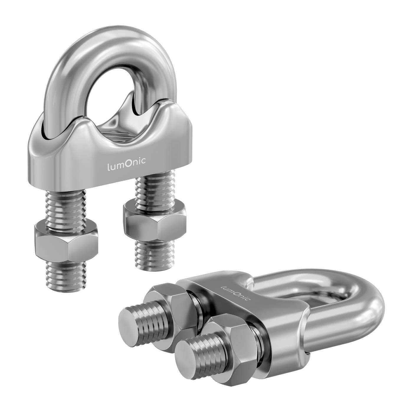 Drahtseilklemme Bügelklemme Edelstahl V4A 316 18mm Seilklemme Drahtklemme