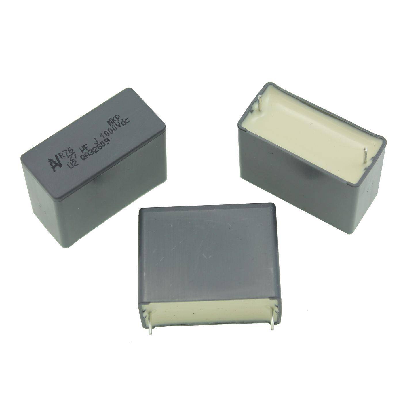 Arcotronics MKP Foil Capacitor | 0,27µF 1000V DC I 2-Pin Connection I 2-Pin I 0,27uF, 270nF I Capacitor for crossover networks of loudspeakers or for interference suppression of electrical devices
