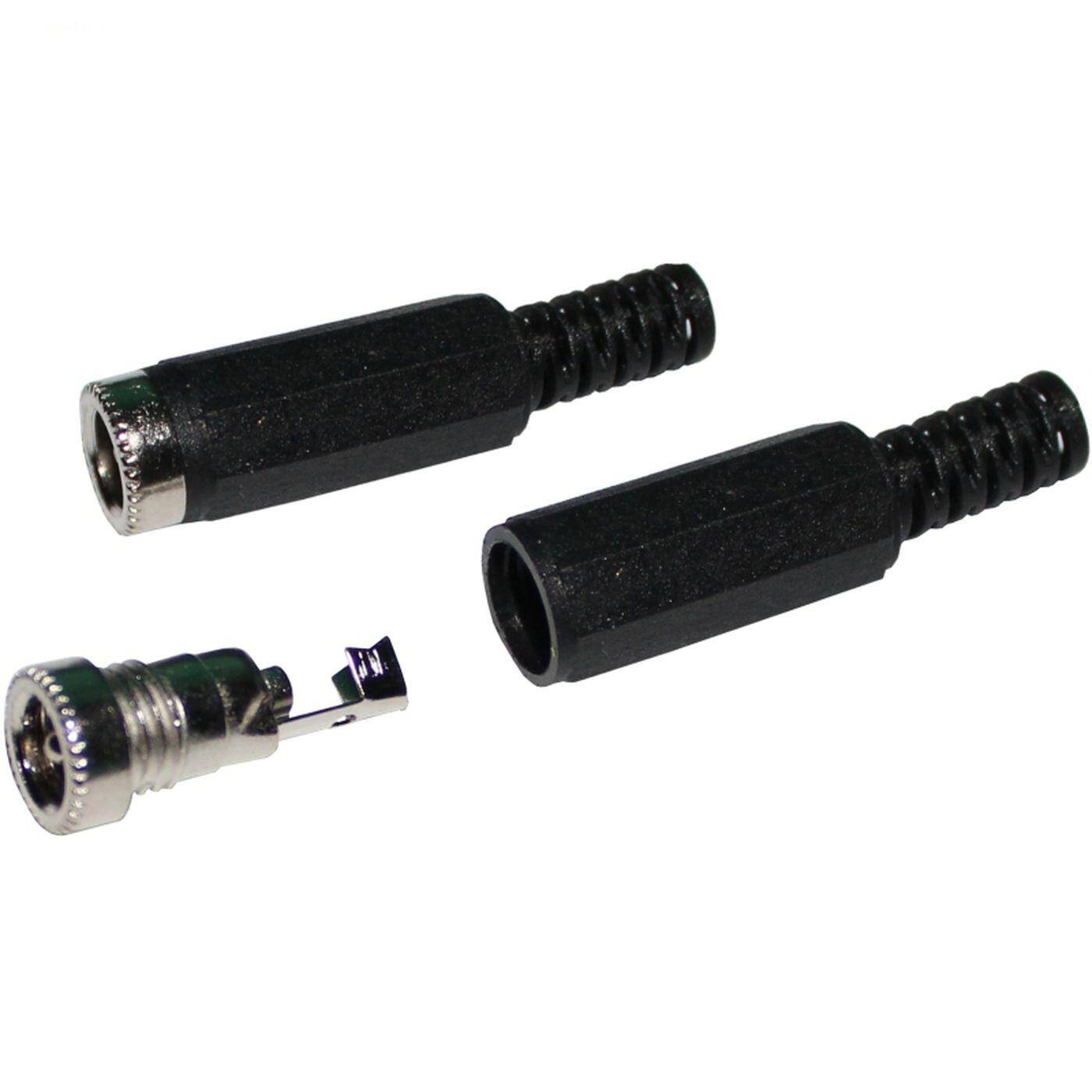 LED DC Connector with Solder connection 5,5/2,1mm Socket 2-Pin; monochrome LED DC Connector with Solder connection 5,5/2,1mm Socket 2-Pin; monochrome