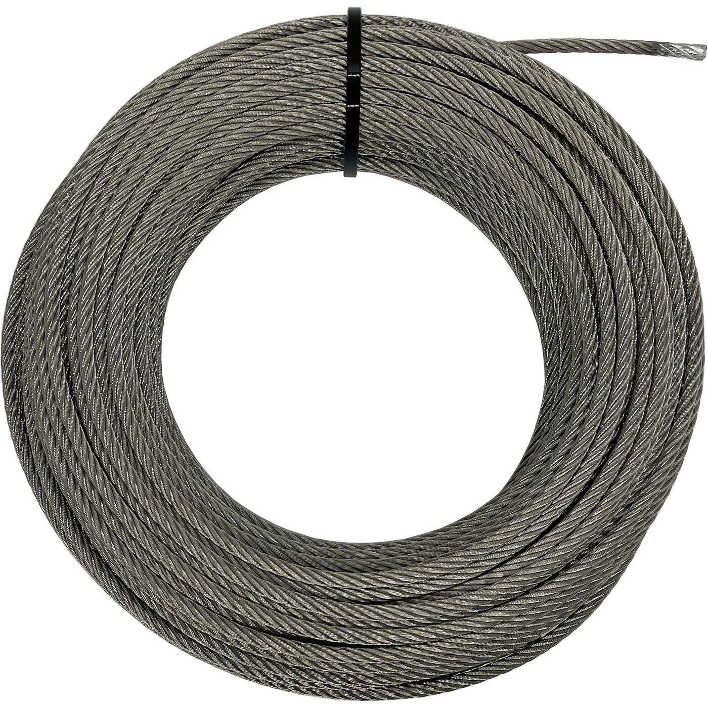 Drahtseil 50m Edelstahl V4A 316 8mm 7x19 Seile rostfrei für Ranksysteme