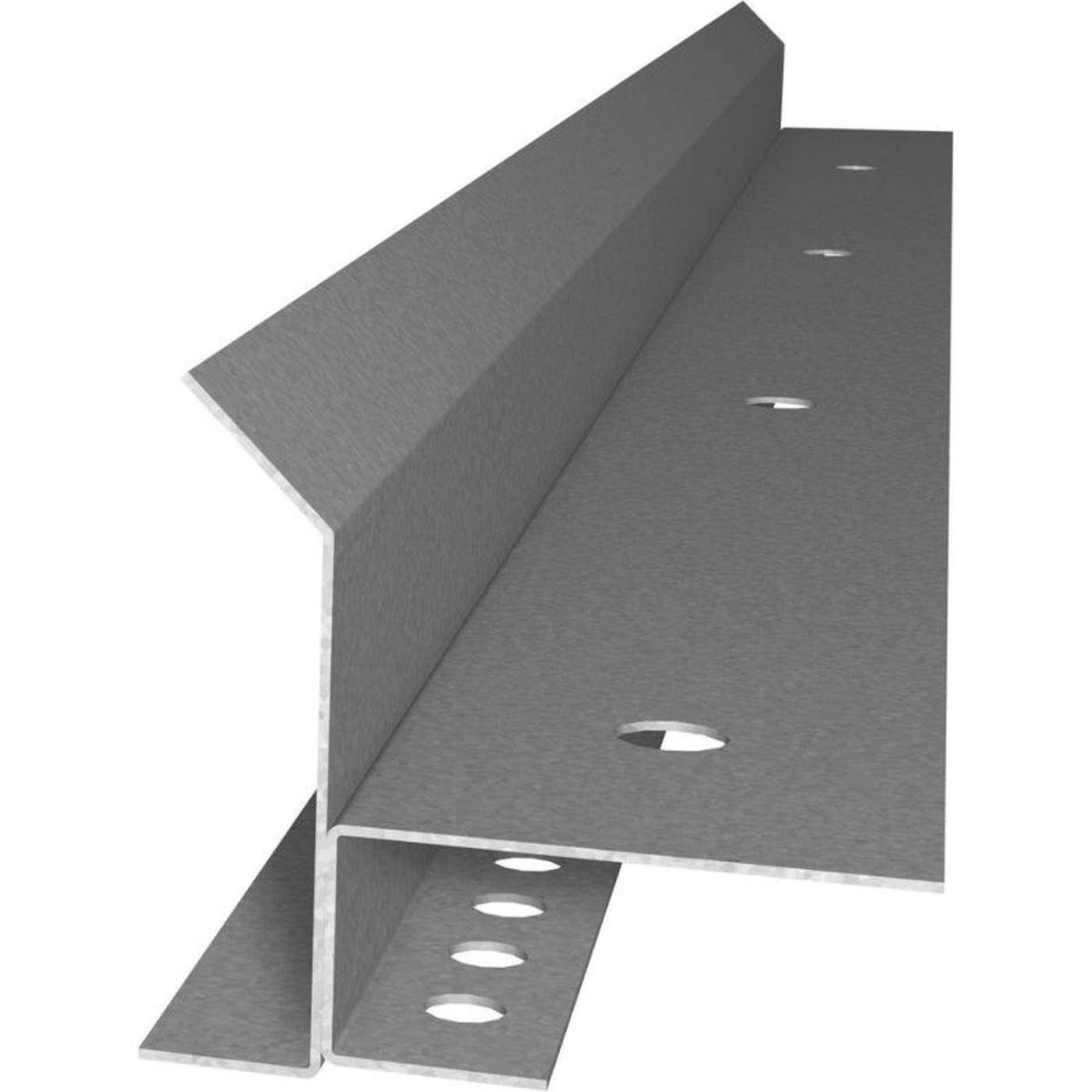 2m LED Trockenbauprofil ADD für Voutenbeleuchtung 40mm Sichtschenkel Stahl Zinkblech