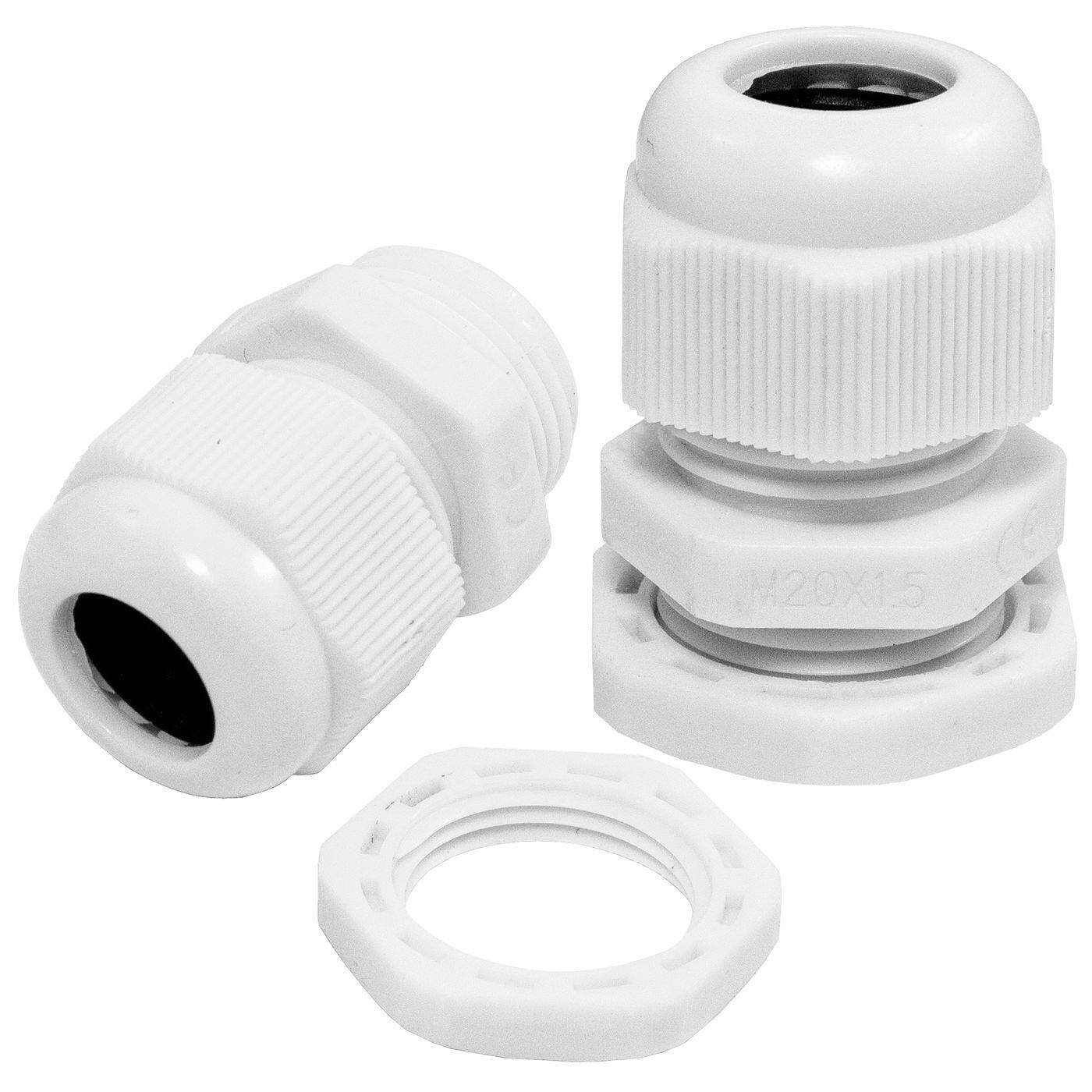 10x Kabelverschraubung M20 PG11 schwarz IP67 metrisch 7-12mm