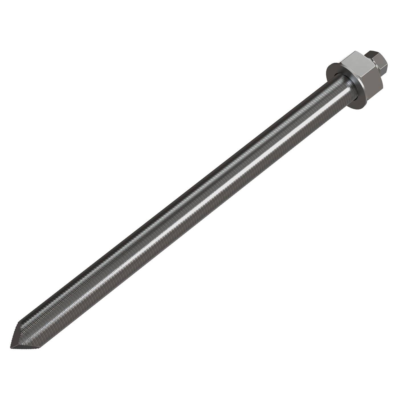 M16 x 250mm Ankerstange Edelstahl A4 Metalldübel Schwerlastdübel Verbundankerstange