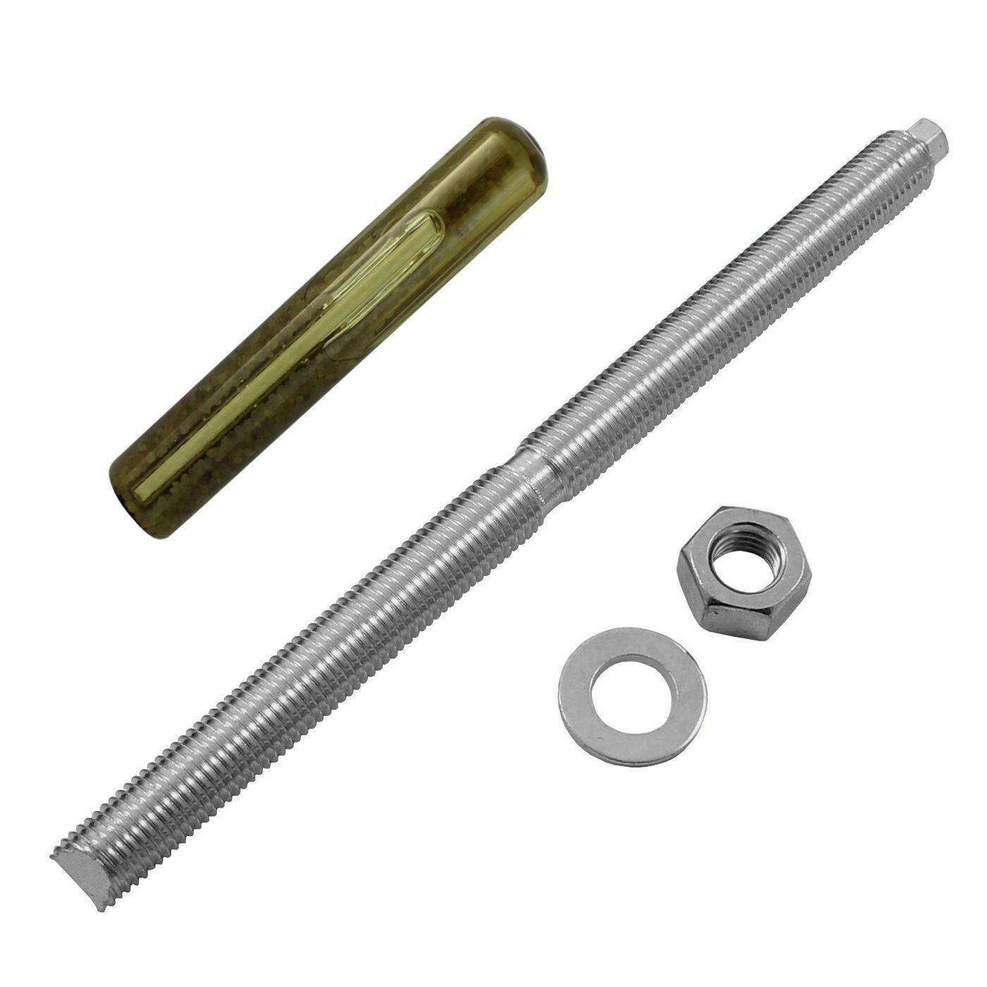 M16 x 250mm anchor rod A2 Stainless Steel Metal dowels Heavy Duty Anchor + Composite anchor cartridge