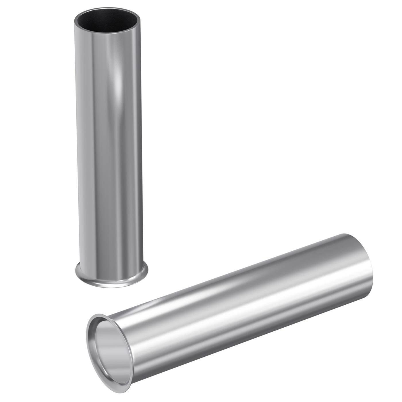 100x Wire end ferrule blank 4mm² Copper tinned 2,8x12mm Sleeve