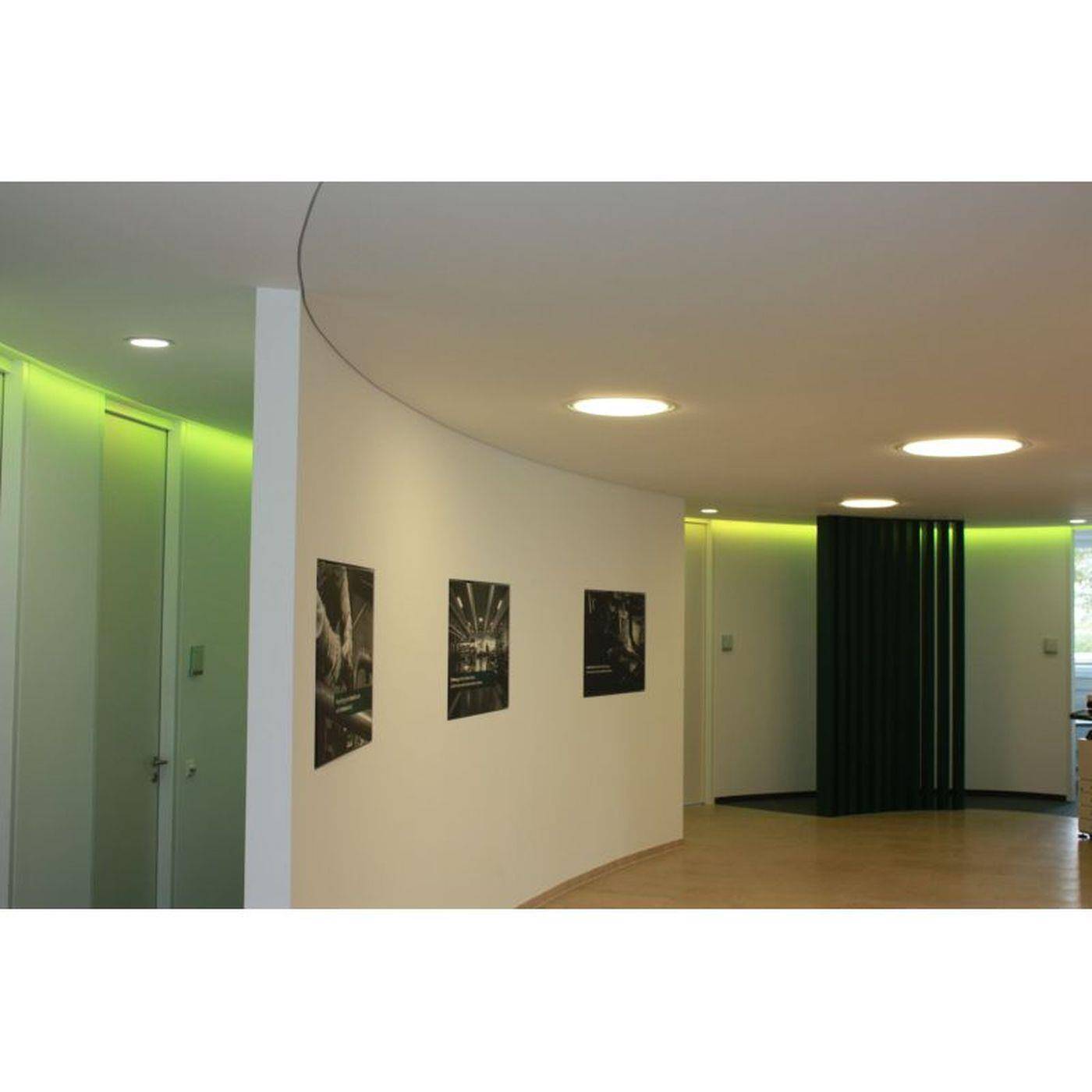 2m LED Trockenbauprofil ADP flex für Rundungen für freie Flächengestaltung für Gipskartonplatten Stahl Zinkblech