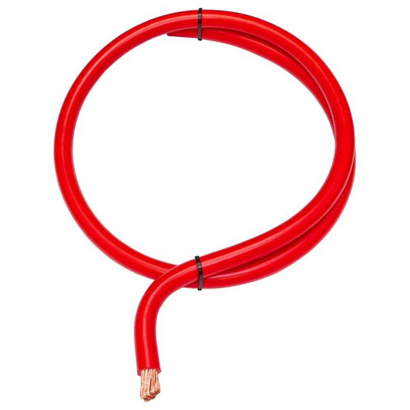 1m FLY Vehicle cable Red 50mm² round Cable Stranded wire CAR Power cable