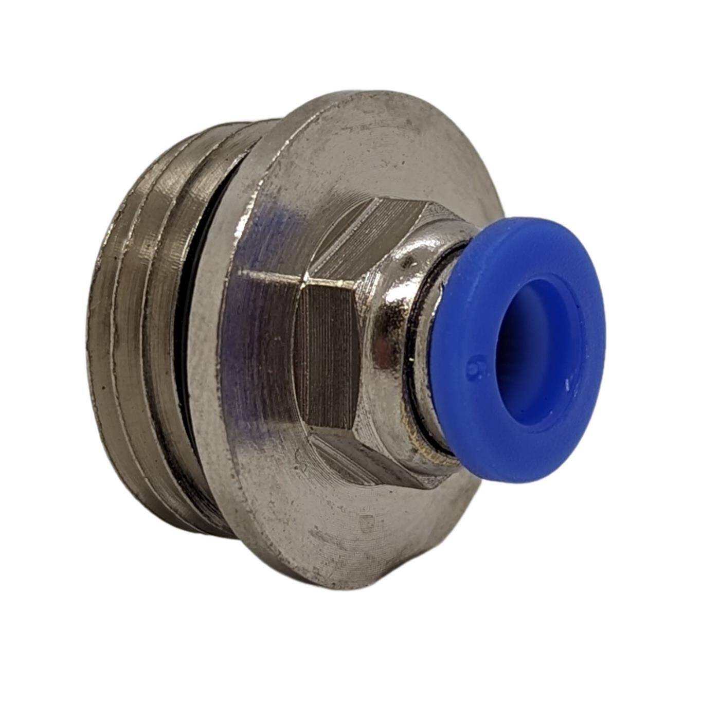 PU hose connector fitting with external thread 6mm*1/2inch straight Quick release fastener Pneumatic plug connector Hose connector Compressed air