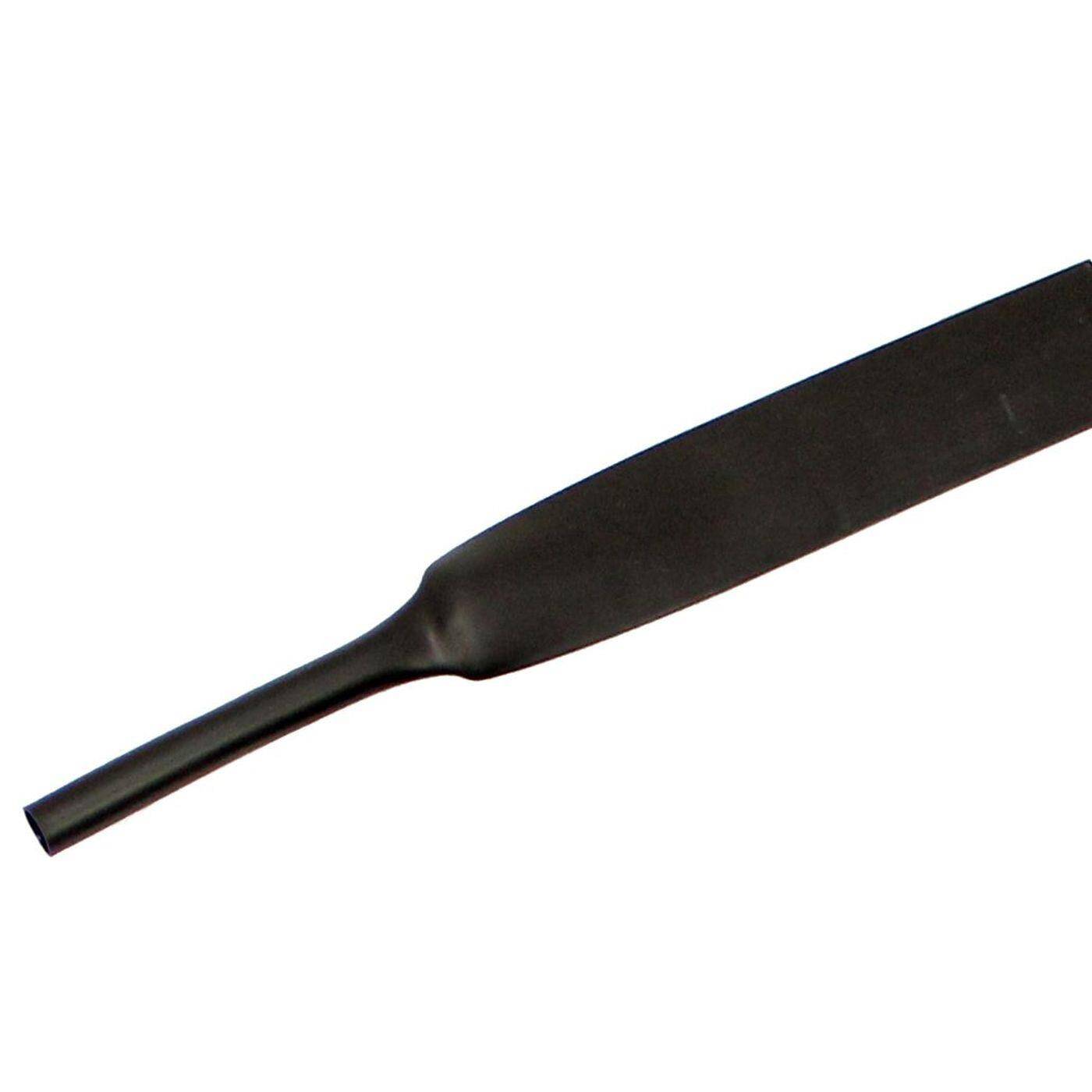 1m Heat shrink tubing 2:1 16 -> 8mm Black Flexible