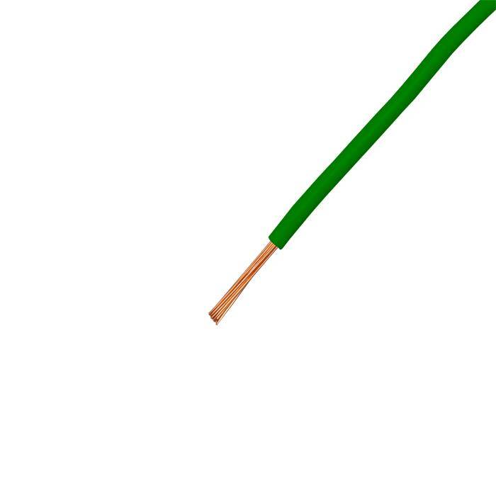 1m FLRY Fahrzeugleitung Grün 0,5mm² rund Kabel Litze KFZ Stromkabel
