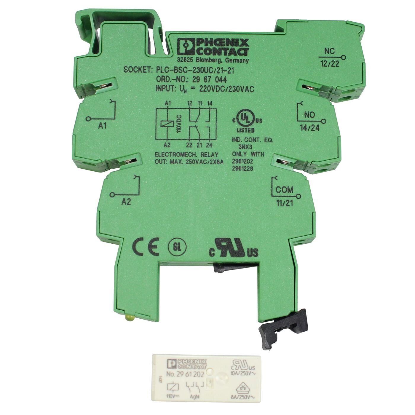 Lastrelais MECHAN PLC-BSC-230UC/21-21 Phoenix Contact PLC-BSC-230UC/21-21